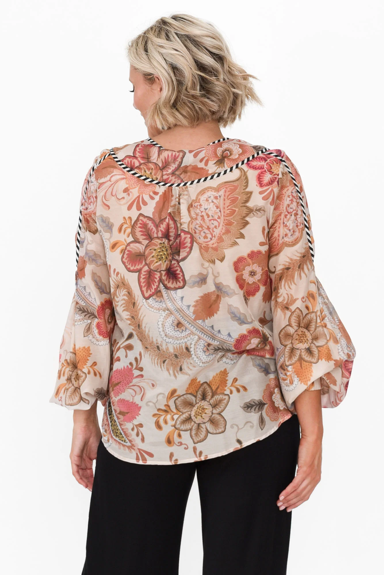 Altair Aries Floral Cotton Silk Shirt - Image 4
