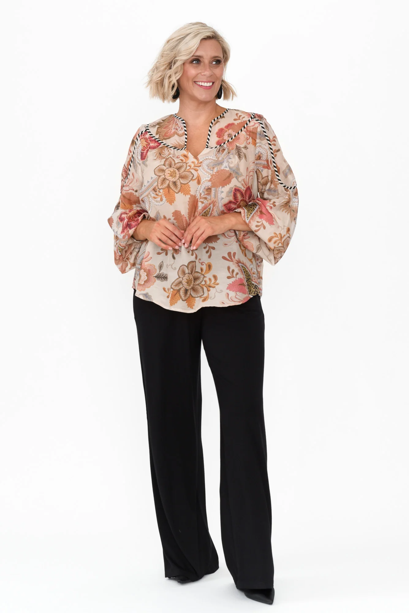 Altair Aries Floral Cotton Silk Shirt - Image 6