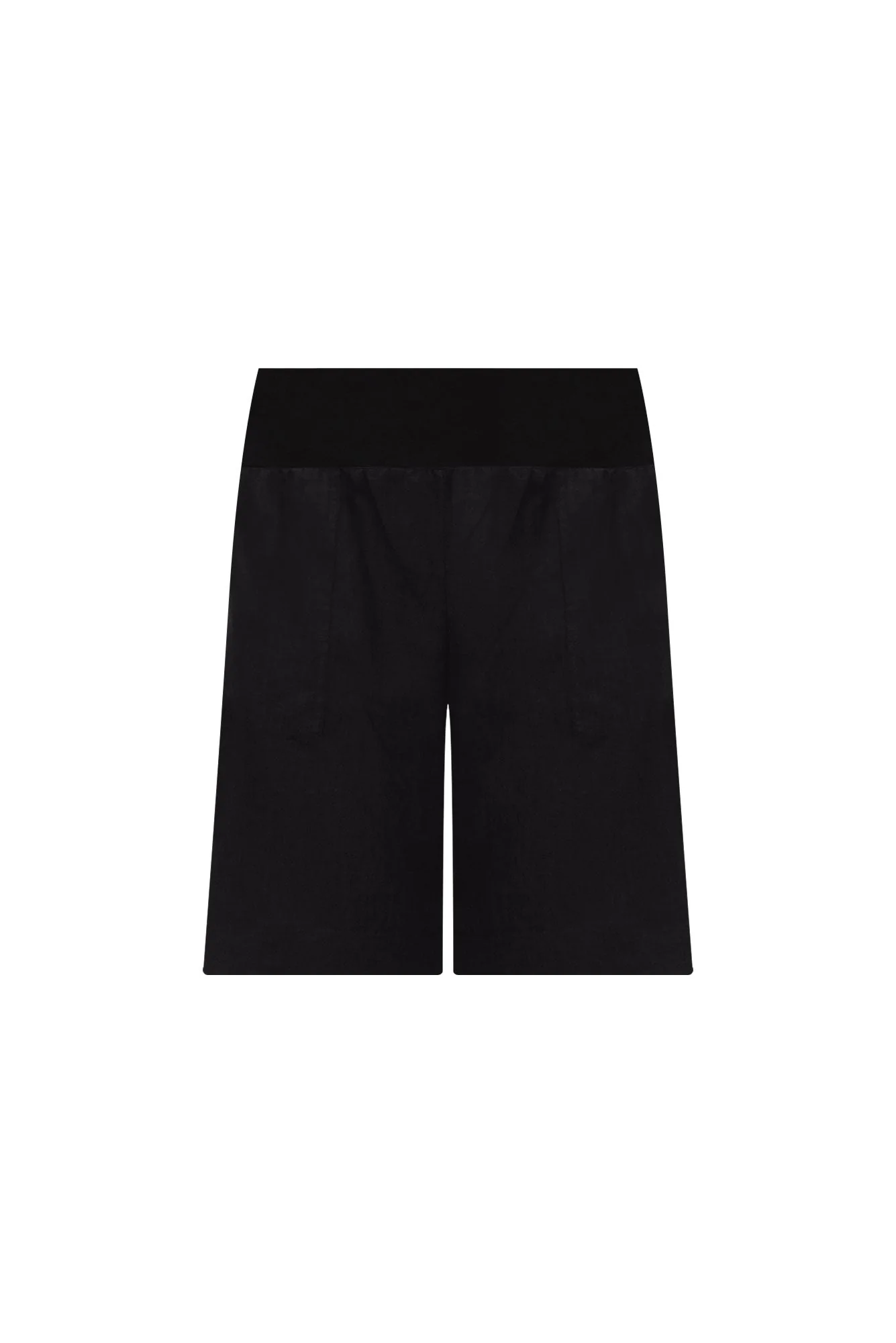 Aster Black Linen Shorts - Image 6