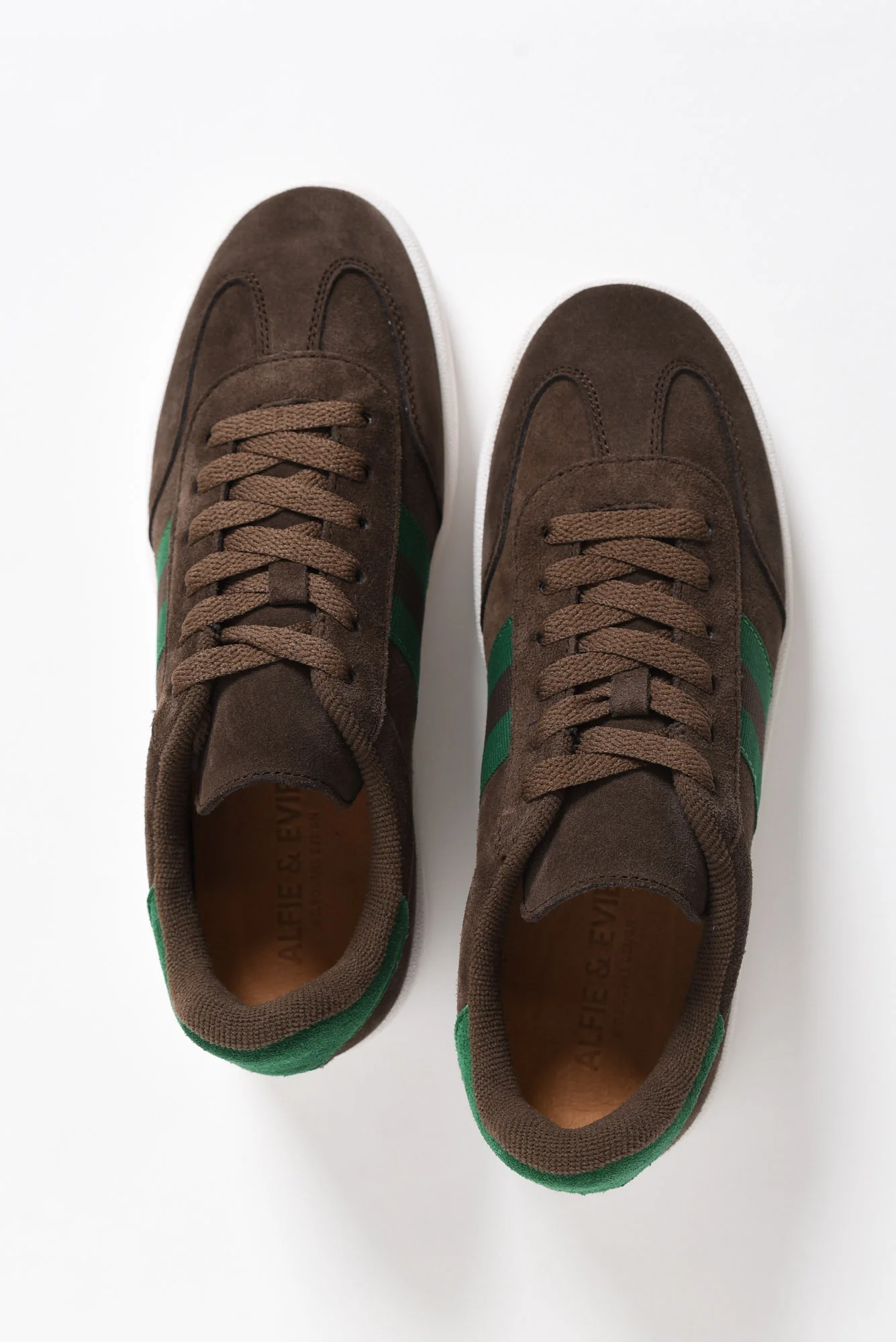 Attitude Brown Suede Sneaker - Image 3