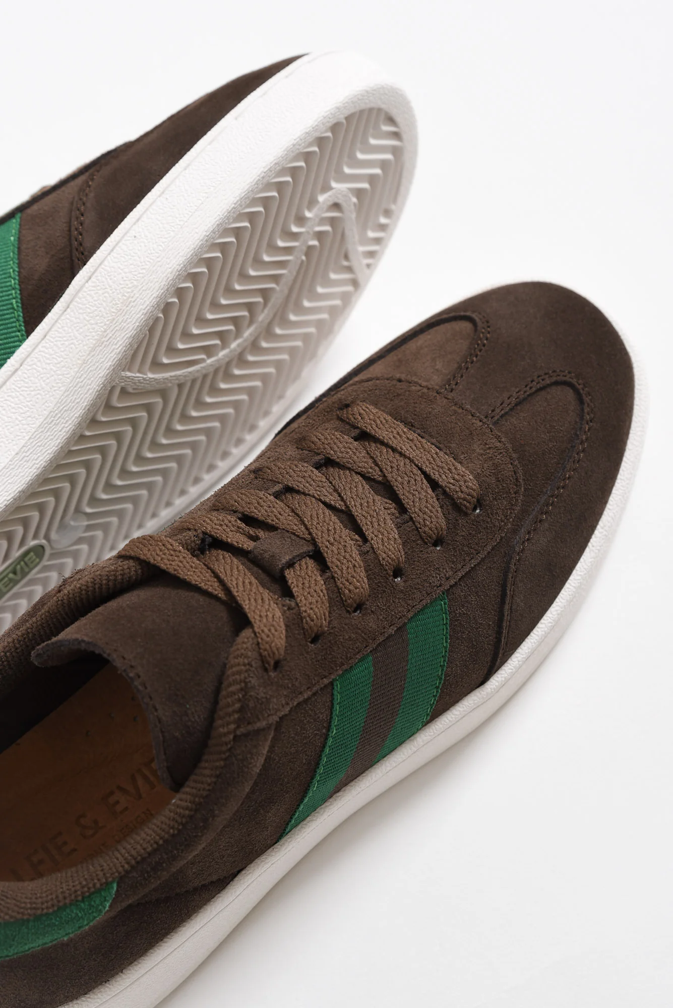 Attitude Brown Suede Sneaker - Image 4