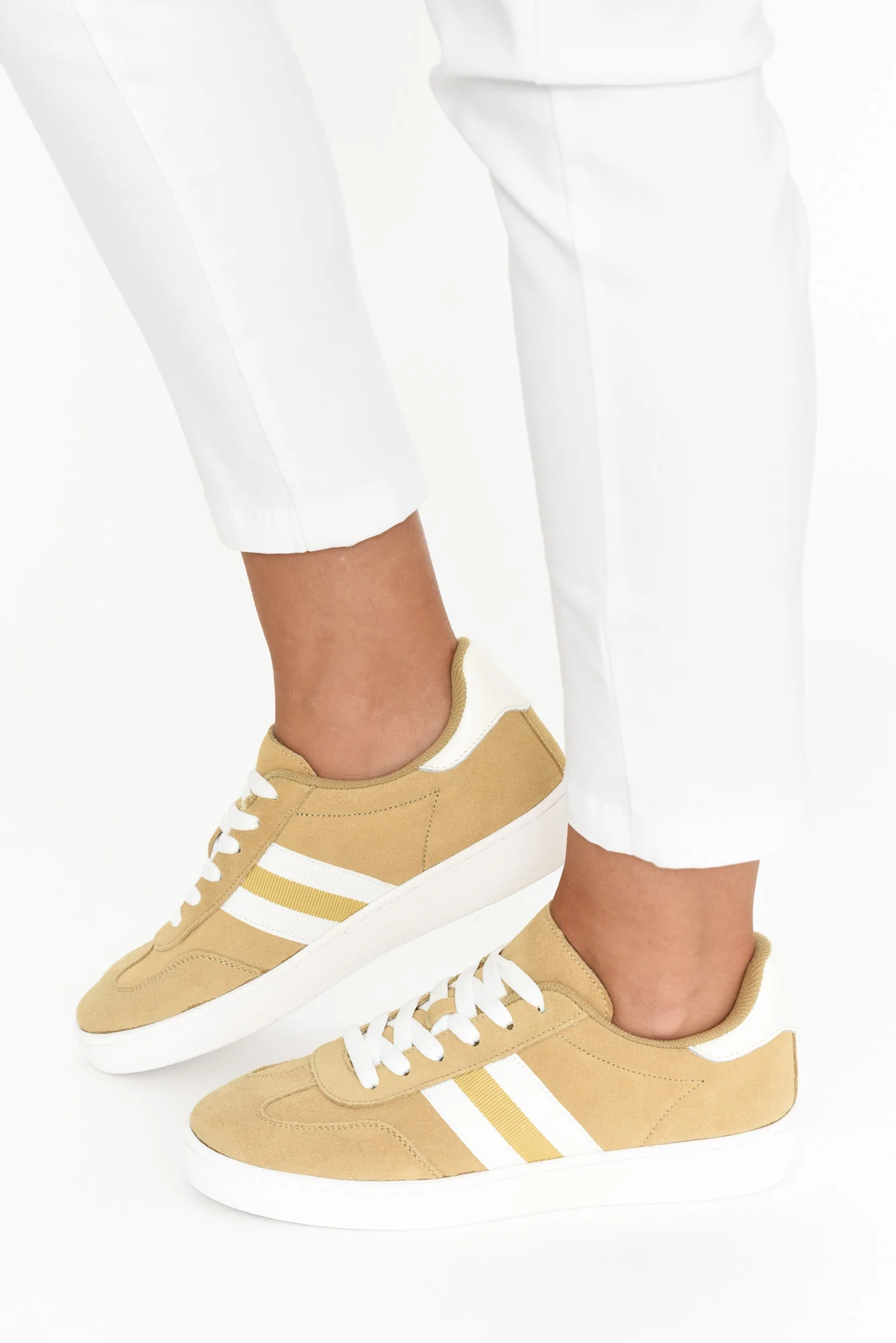 Attitude Natural Suede Sneaker - Image 5