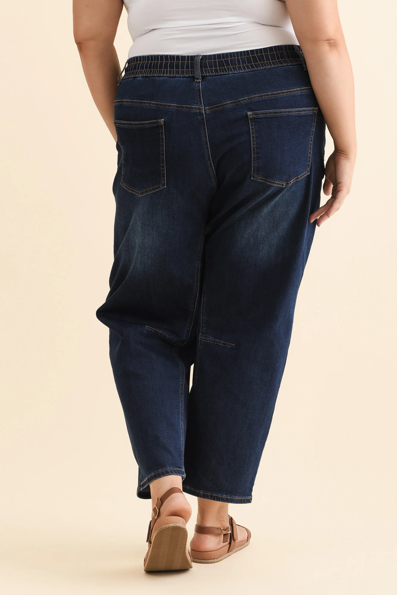 BB Barrel Dark Blue Jeans - Image 10