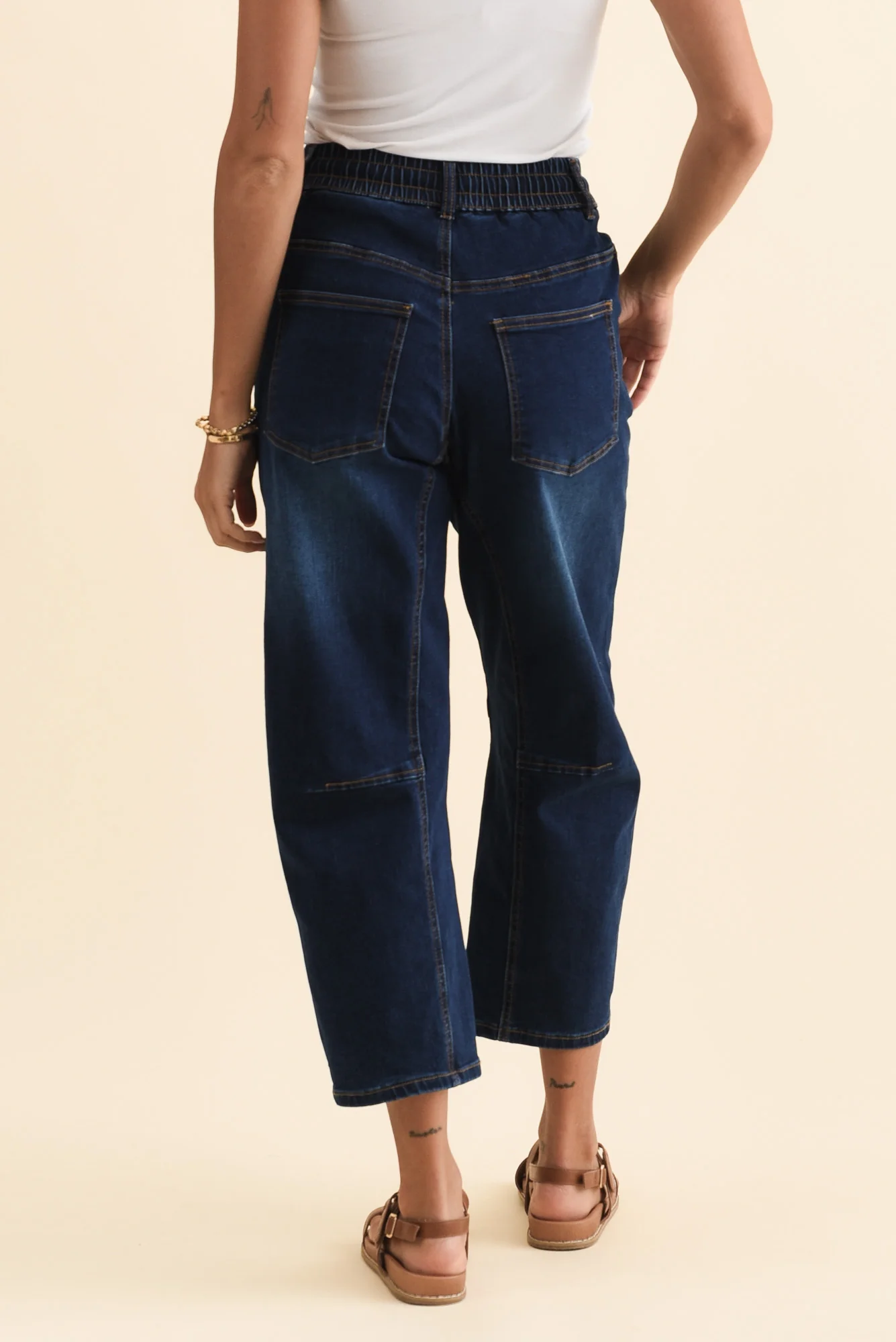 BB Barrel Dark Blue Jeans - Image 4