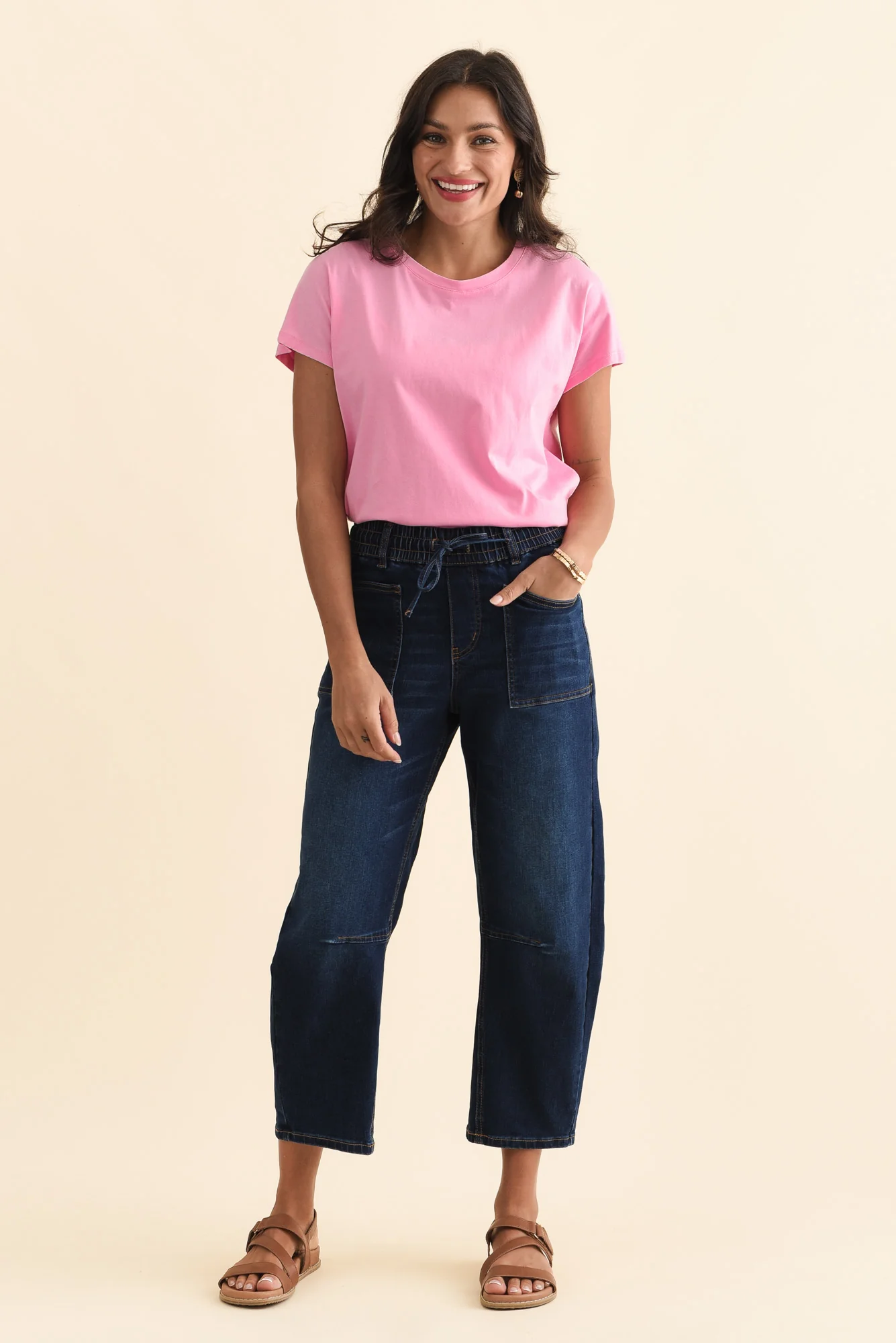 BB Barrel Dark Blue Jeans - Image 6