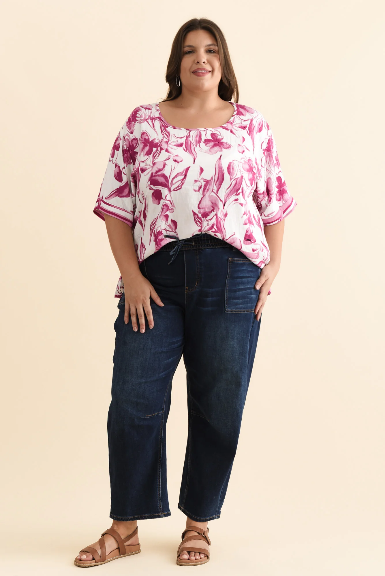 BB Barrel Dark Blue Jeans - Image 9