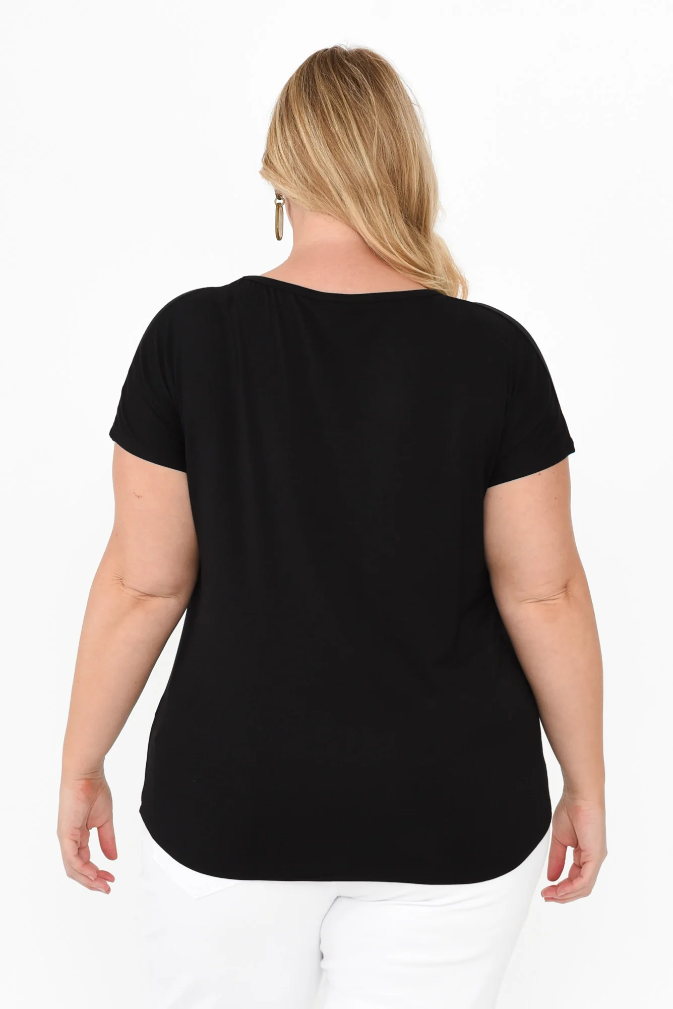 Eadie Black Bamboo Top - Image 11