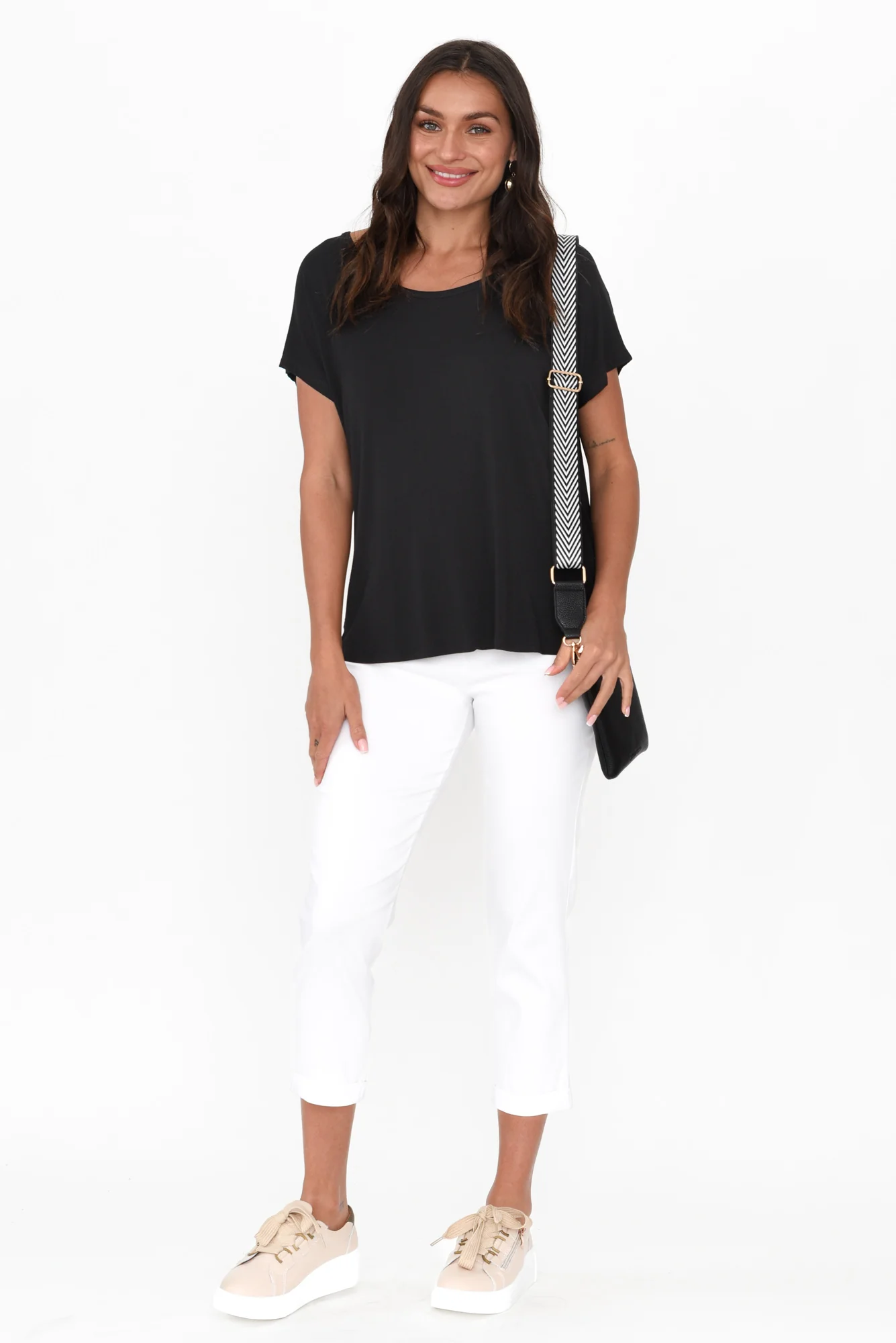Eadie Black Bamboo Top - Image 4