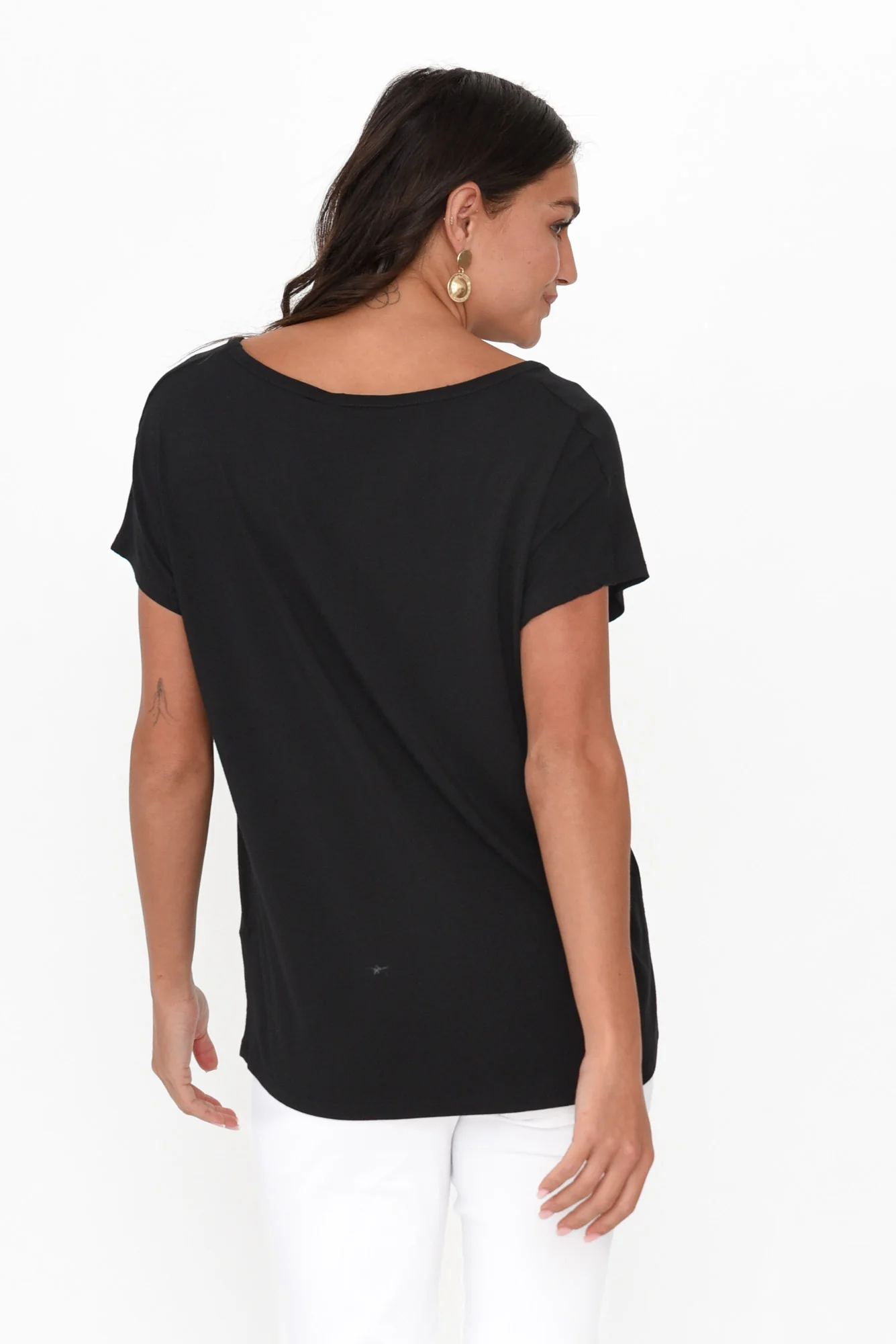 Eadie Black Bamboo Top - Image 6