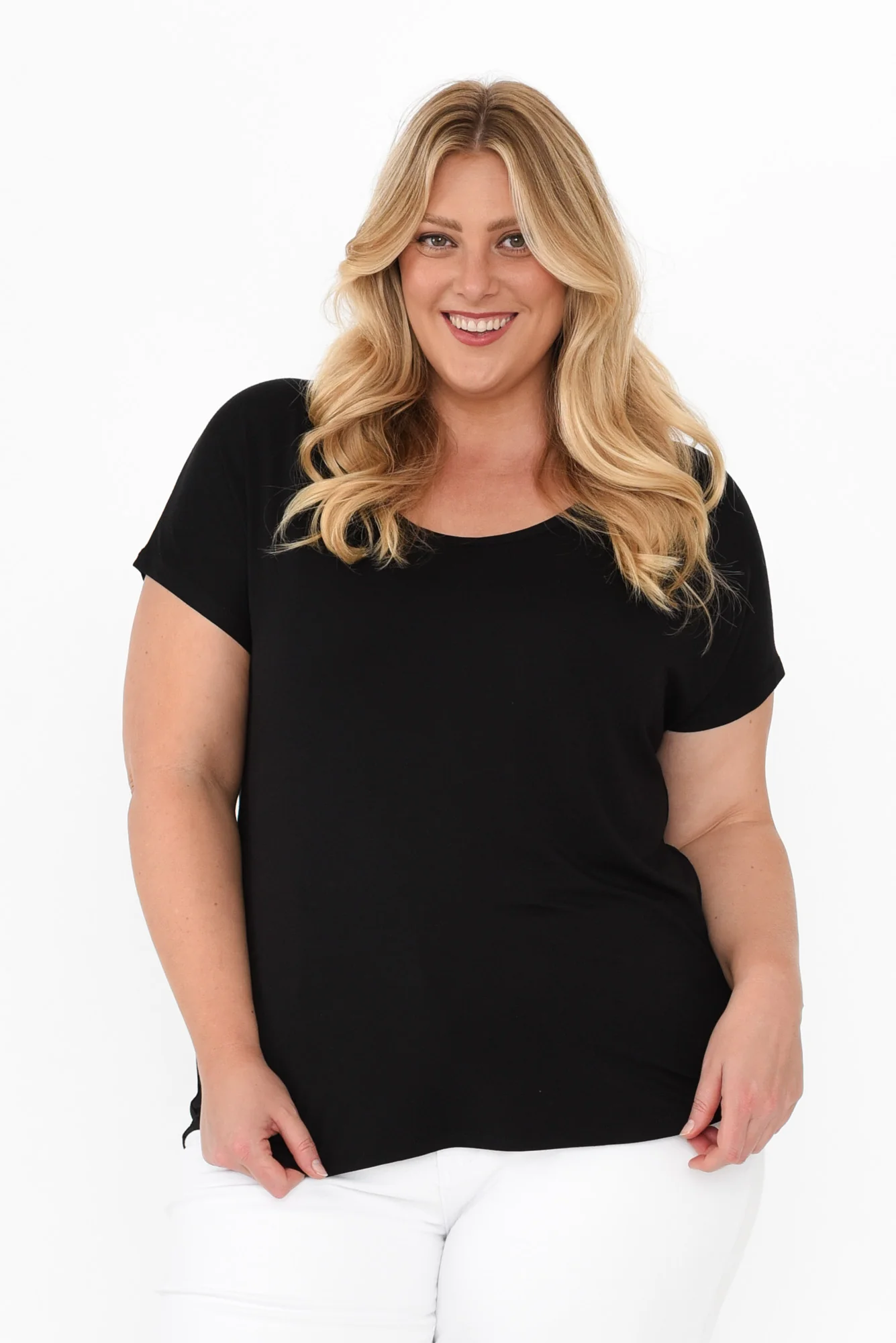 Eadie Black Bamboo Top - Image 8