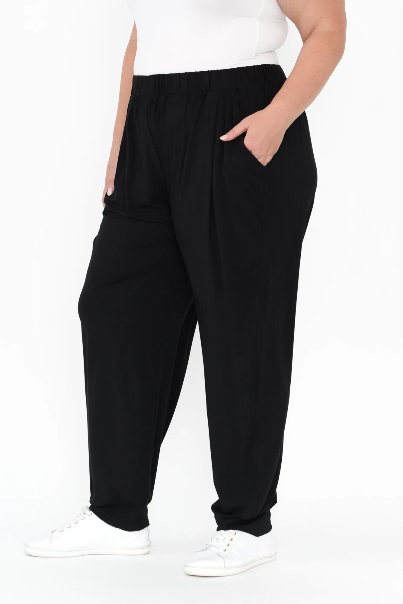 Black Bamboo Everyday Pants - Image 13