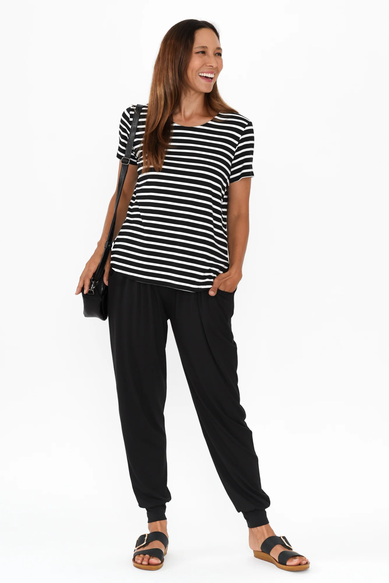 Black Bamboo Everyday Pants - Image 3