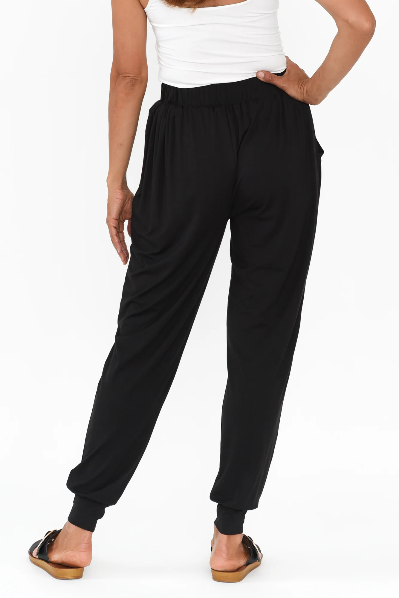 Black Bamboo Everyday Pants - Image 5