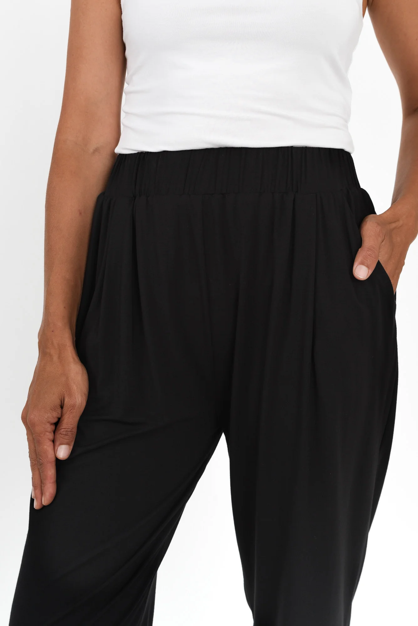 Black Bamboo Everyday Pants - Image 6