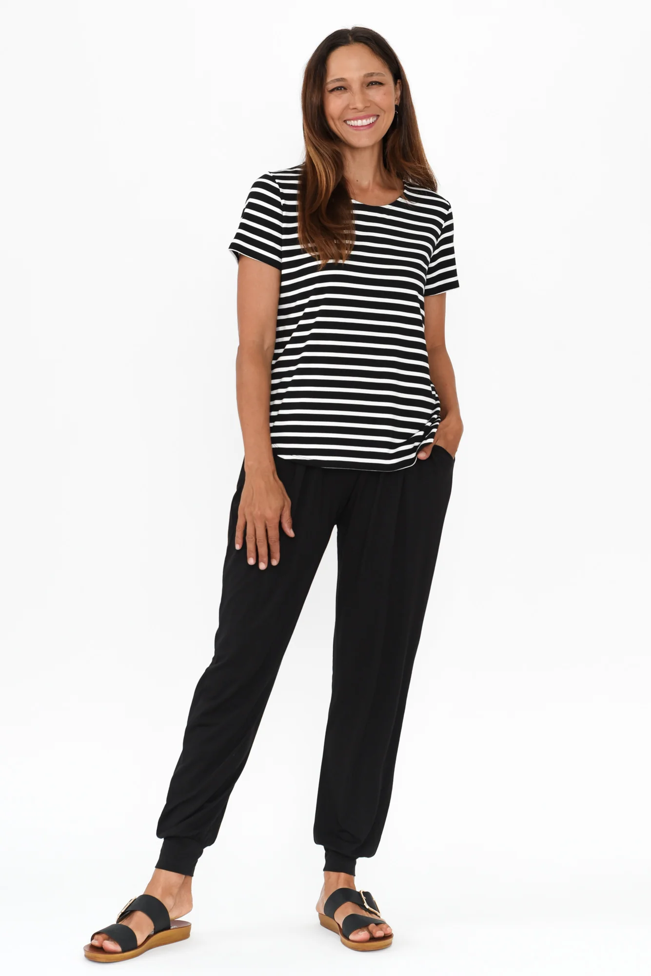 Black Bamboo Everyday Pants - Image 7