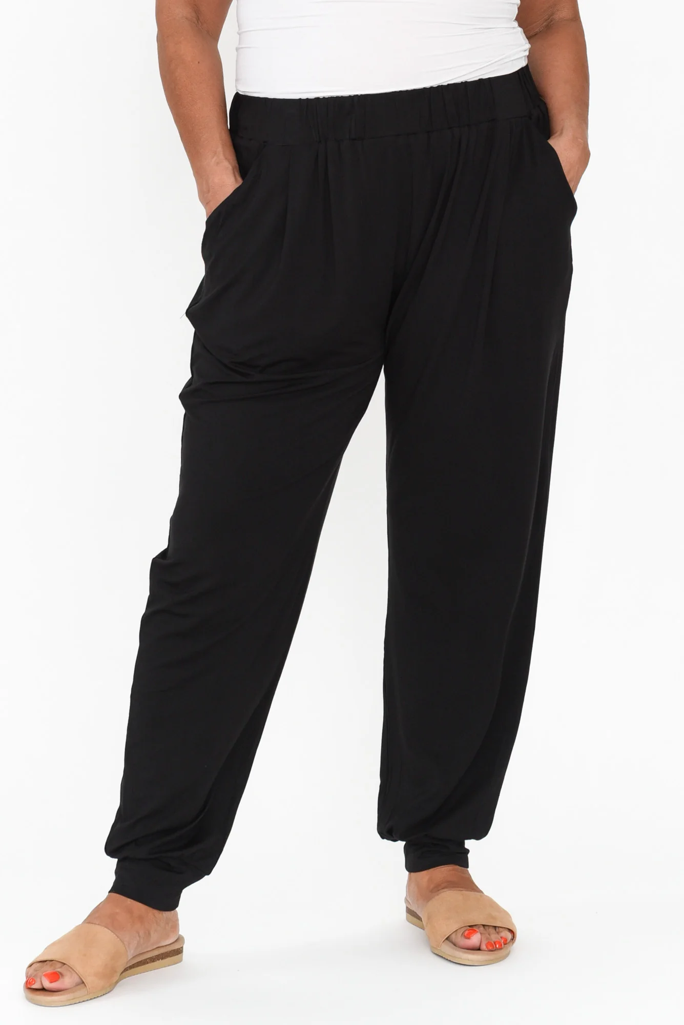 Black Bamboo Everyday Pants - Image 8