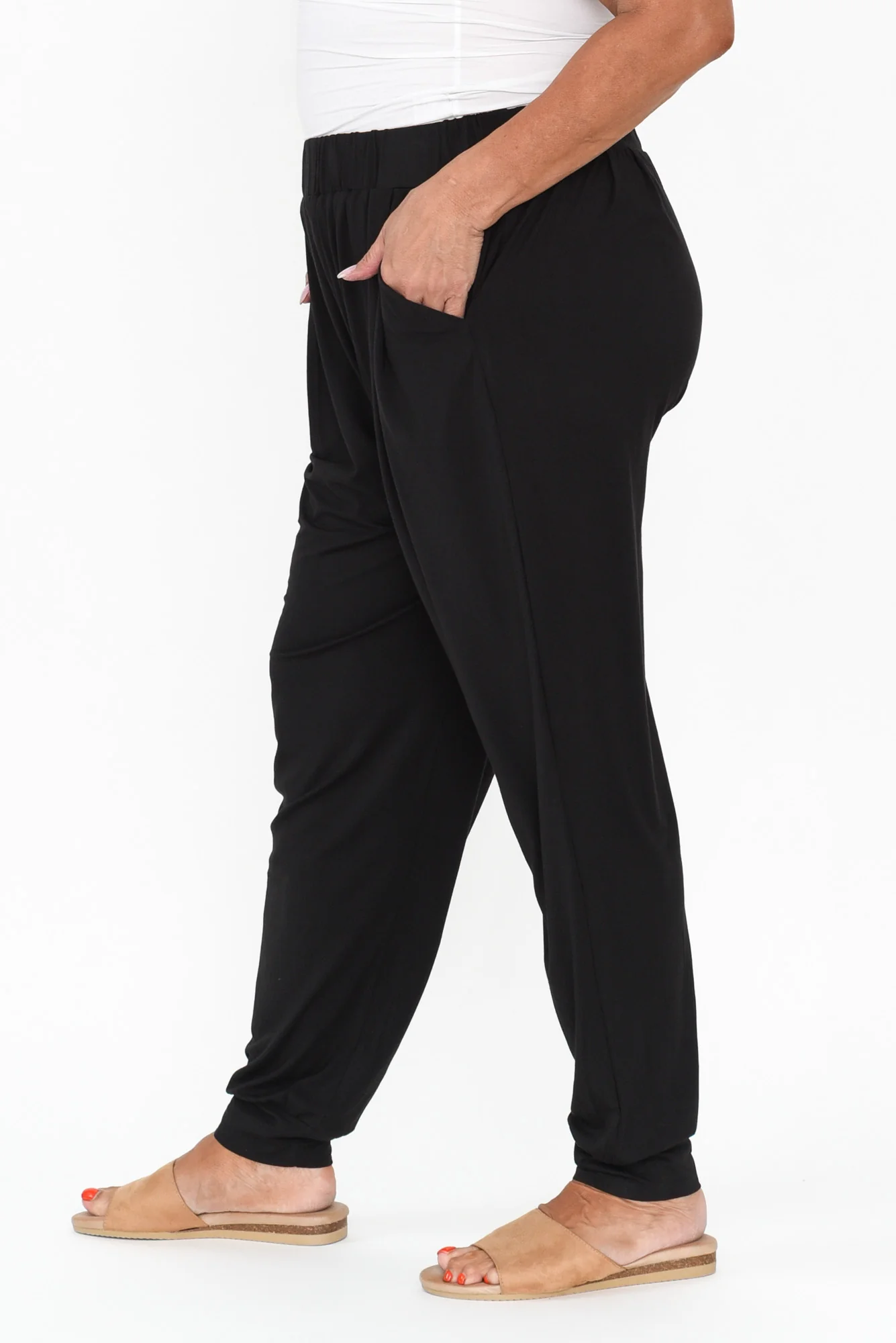 Black Bamboo Everyday Pants - Image 9