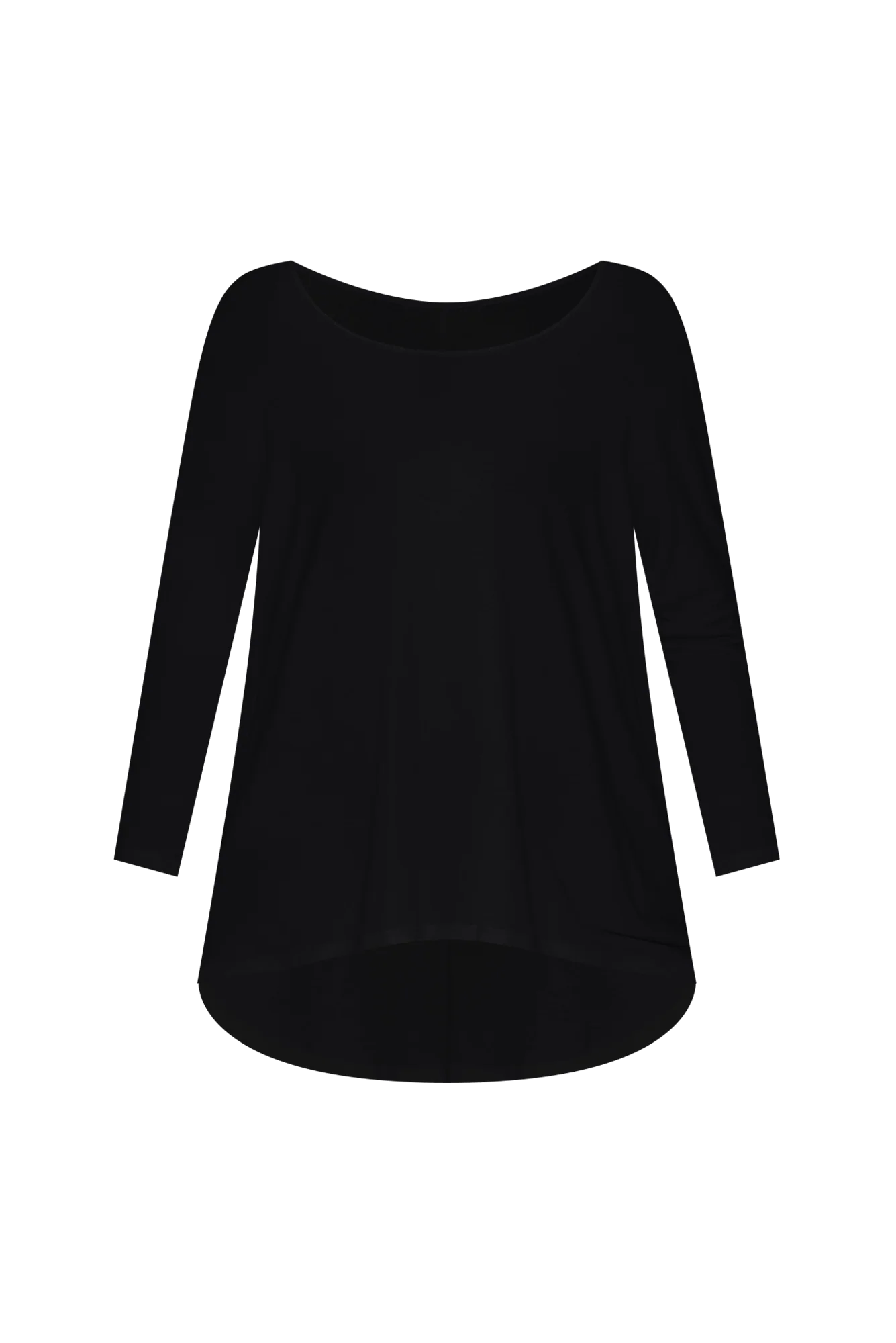 Black Milan 3/4 Sleeve Top - Image 3