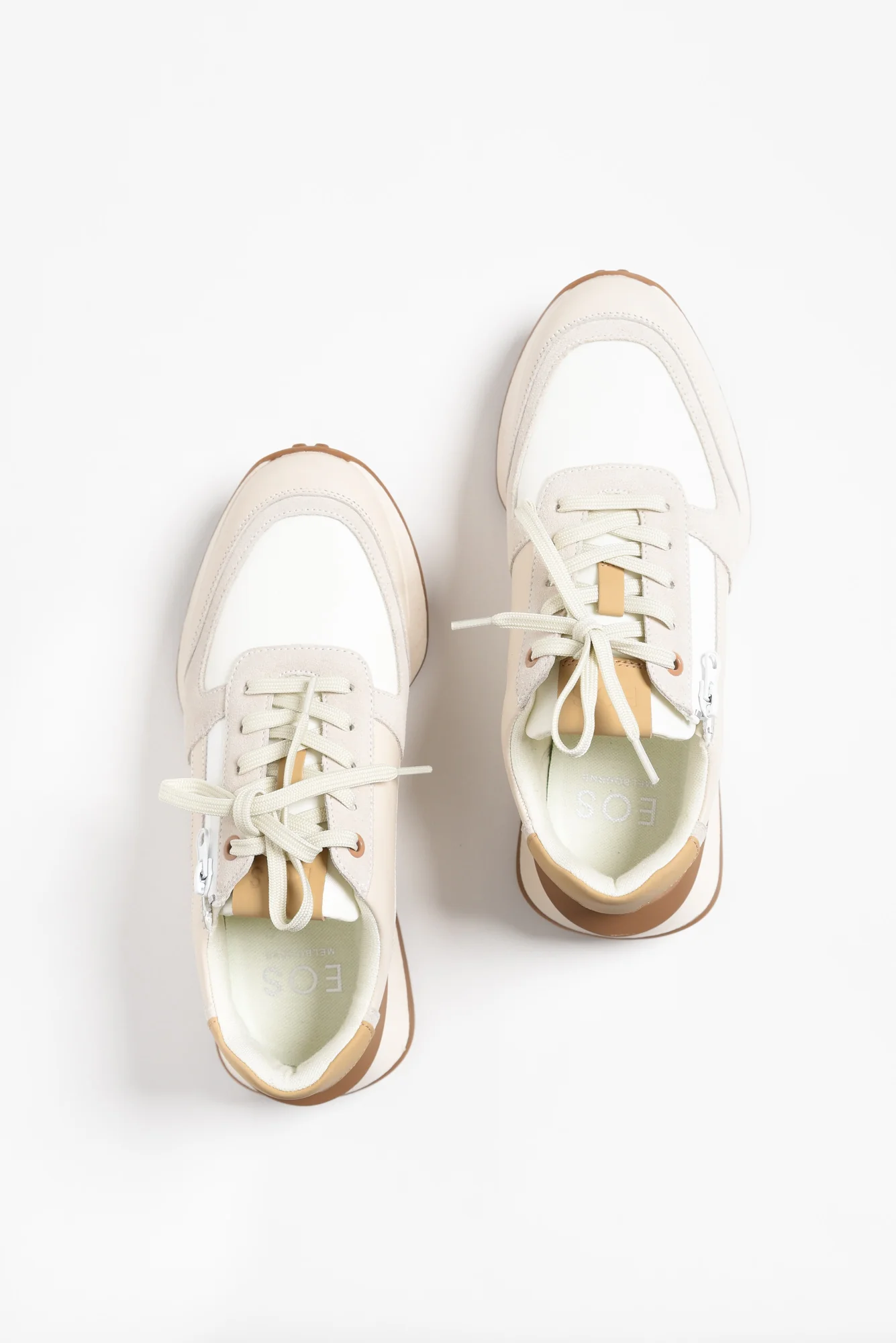 Blithe Cream Leather Sneaker - Image 3