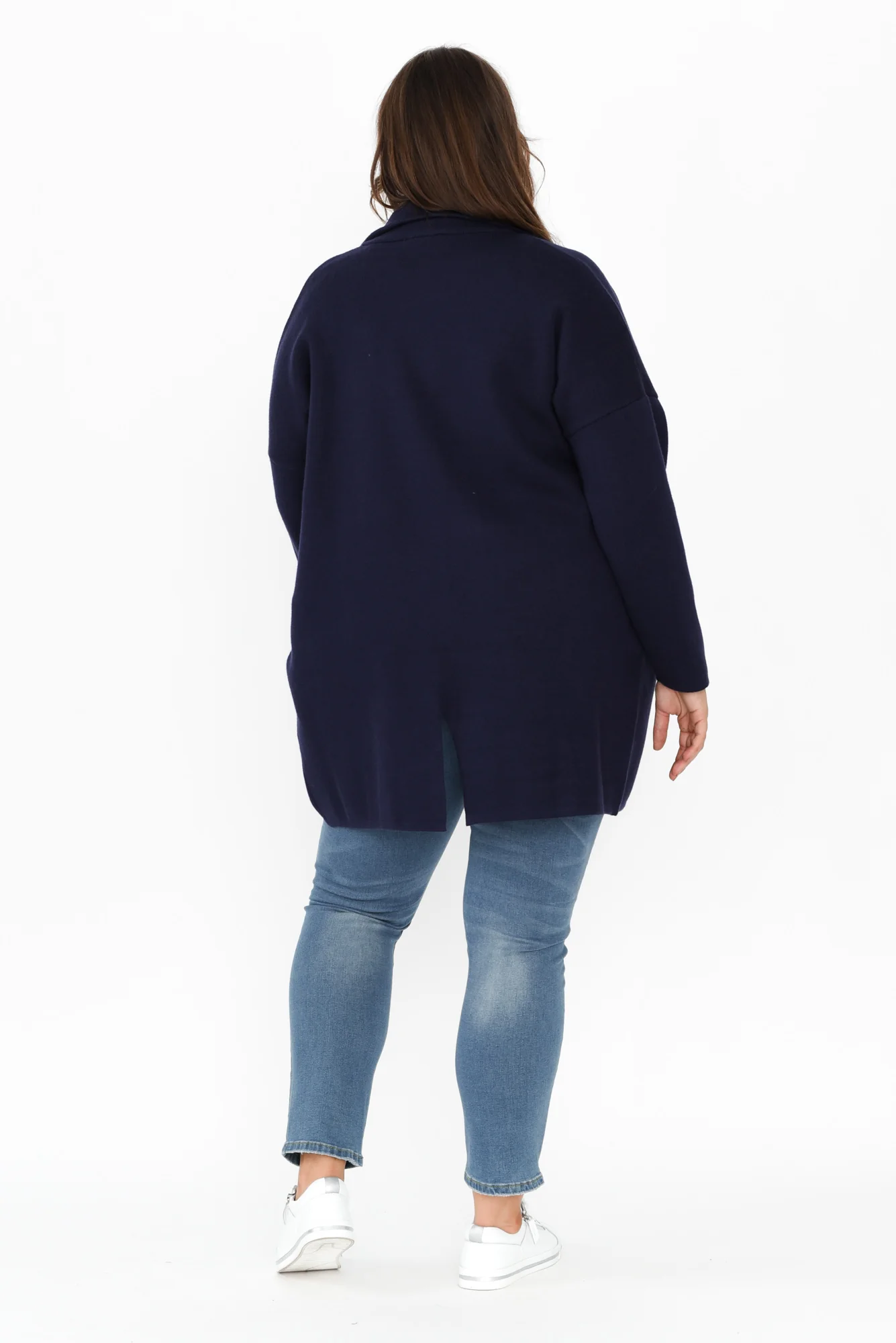 Bristol Navy Collared Coatigan - Image 12