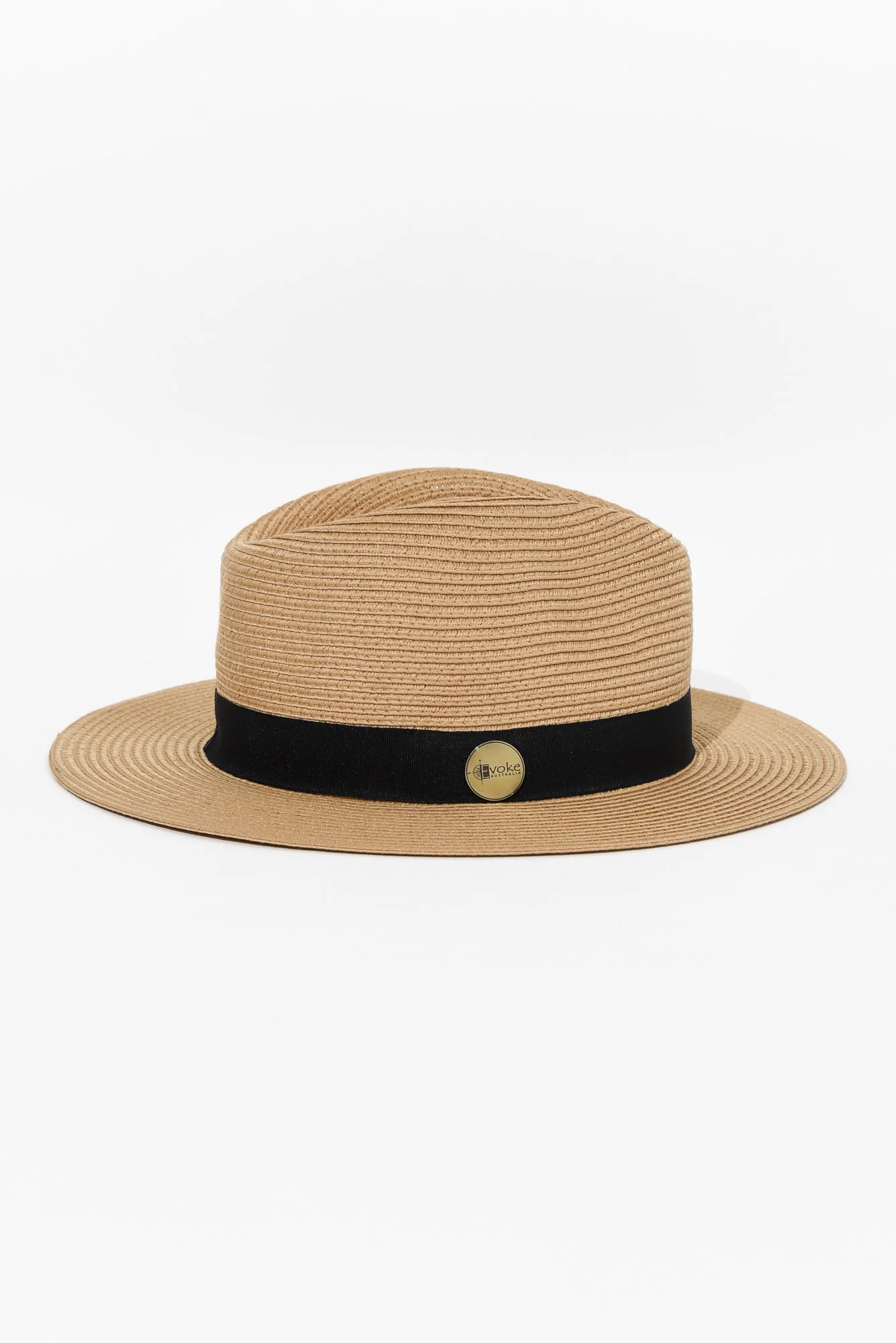 Caramel Wide Brim Travel Fedora - Image 5
