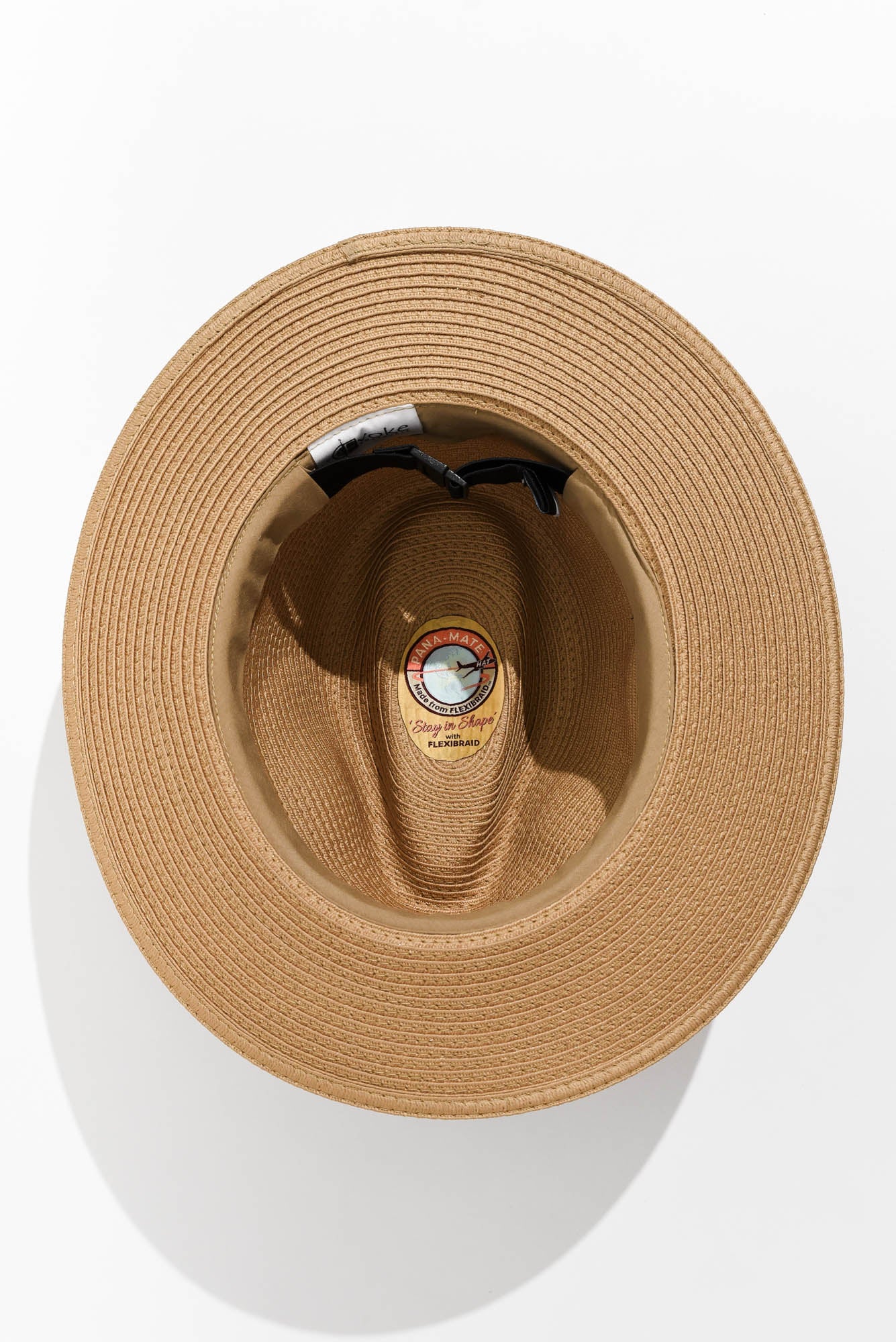 Caramel Wide Brim Travel Fedora - Image 6