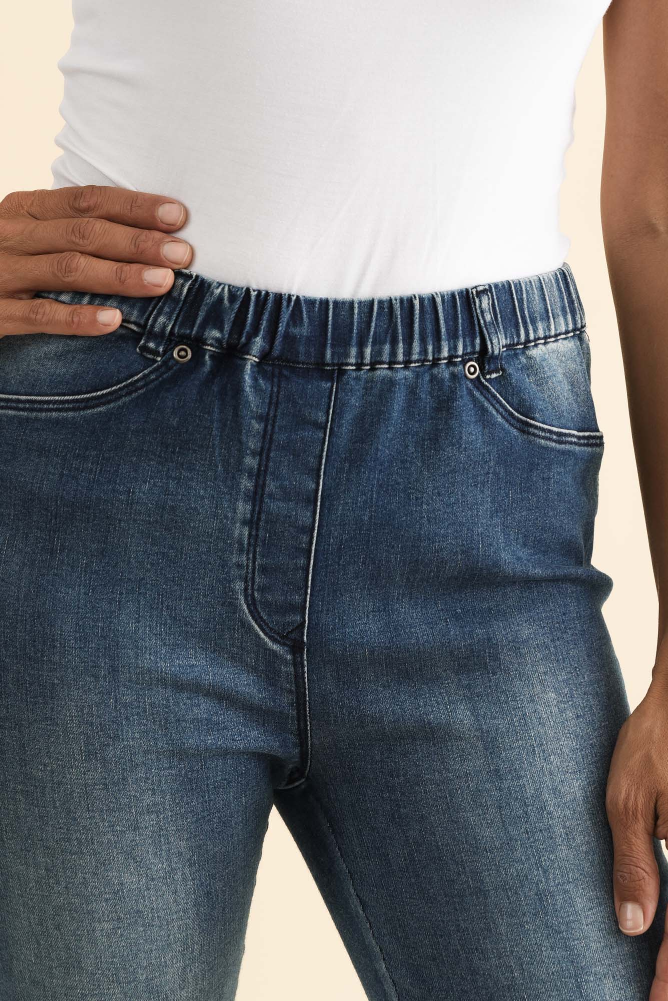 Courtney Dark Denim Stretch Jeans - Image 5