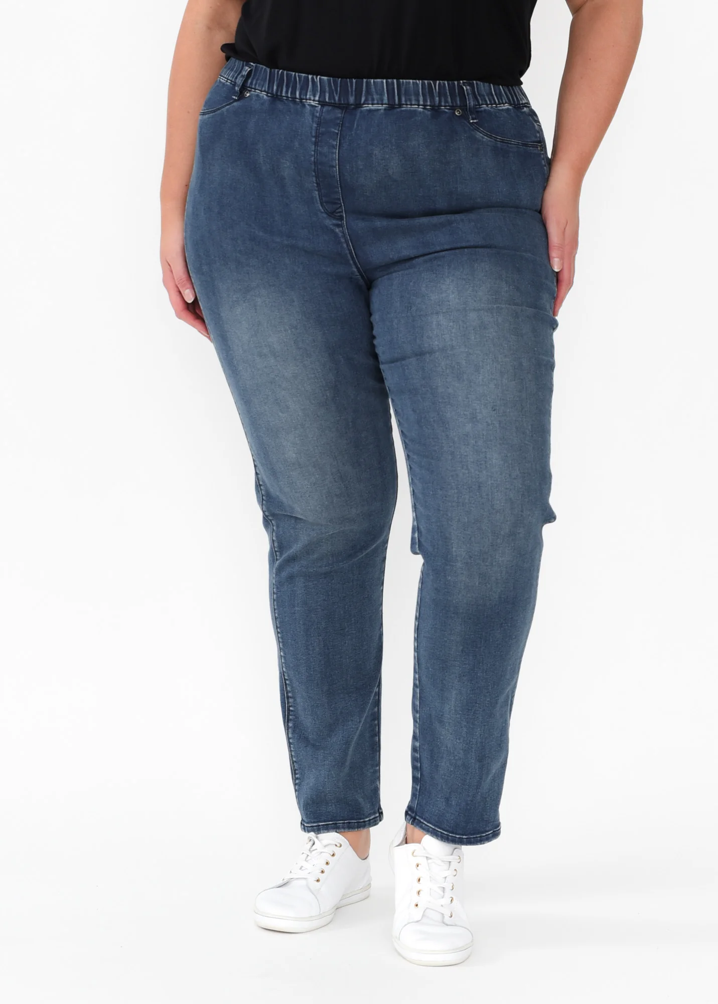Courtney Dark Denim Stretch Jeans - Image 7