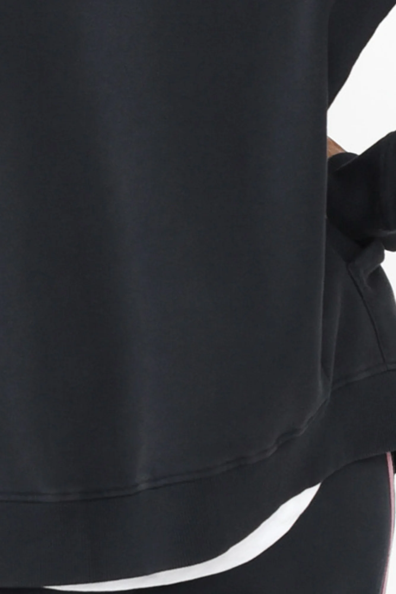 Cue Navy Stripe Zip Hooded Sweatshirt - Image 7