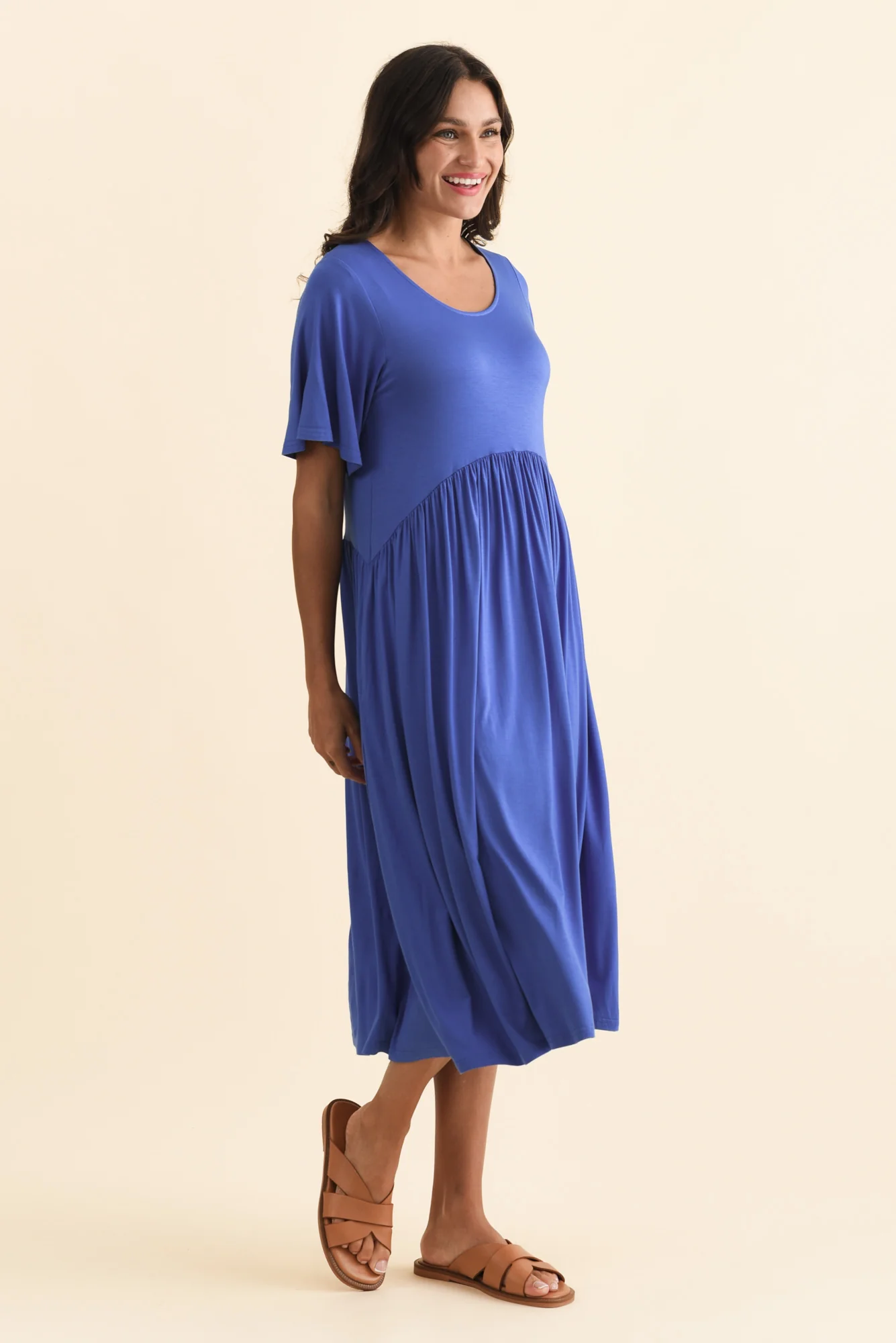 Dalton Cobalt Crescent Dress - Image 4