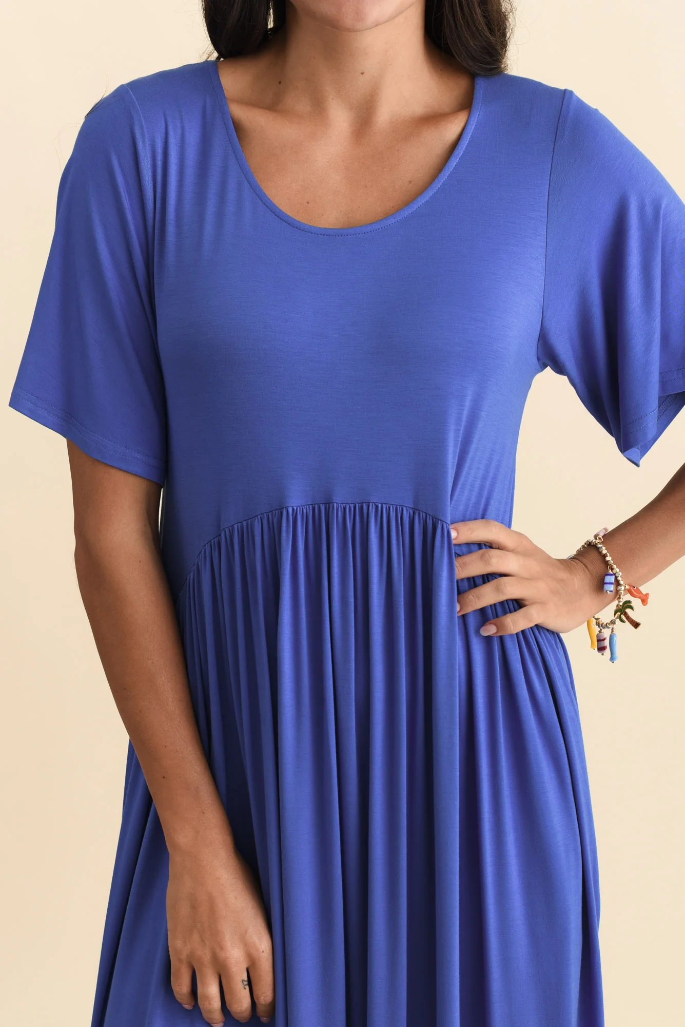 Dalton Cobalt Crescent Dress - Image 6