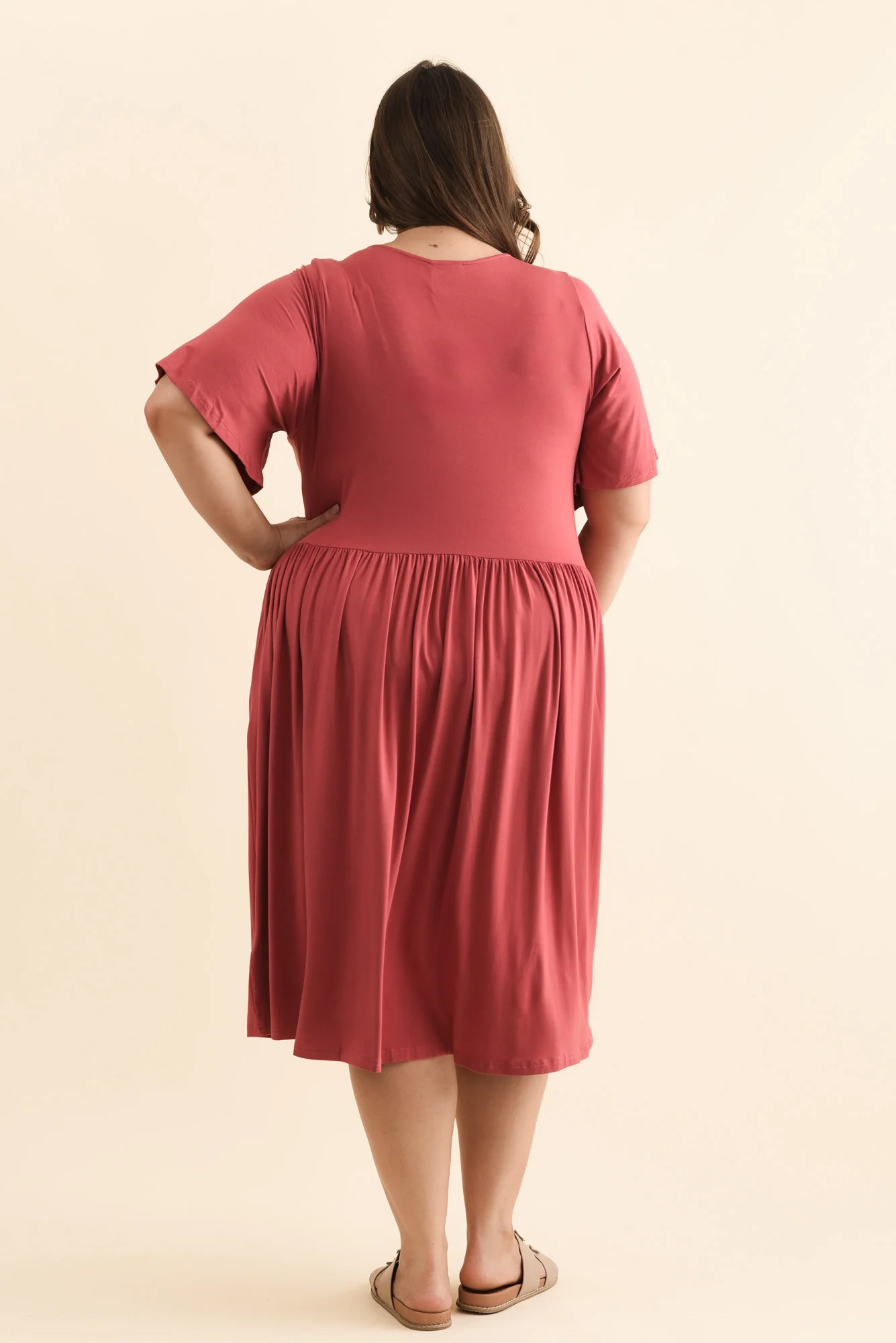 Dalton Rust Crescent Dress - Image 11