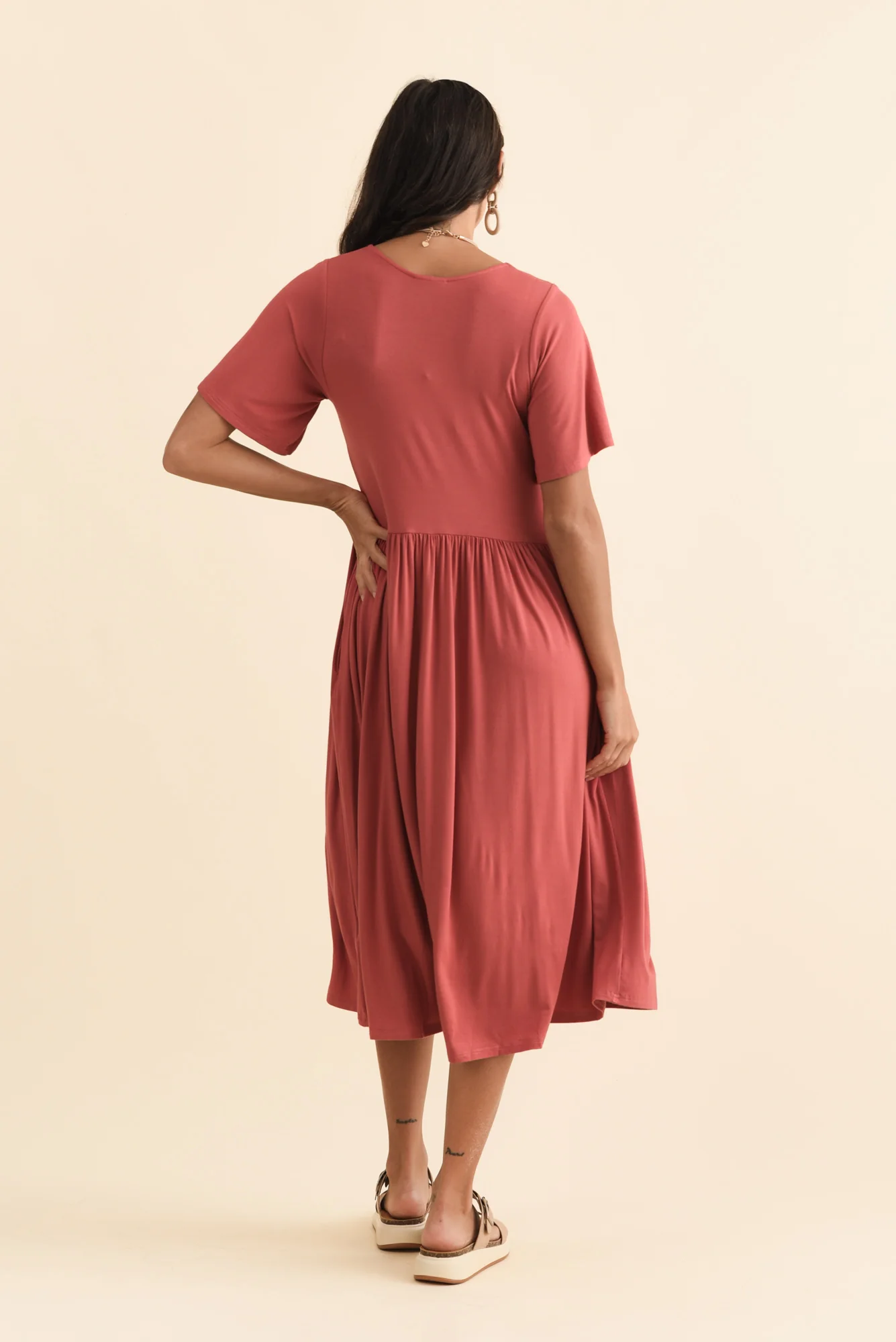 Dalton Rust Crescent Dress - Image 5