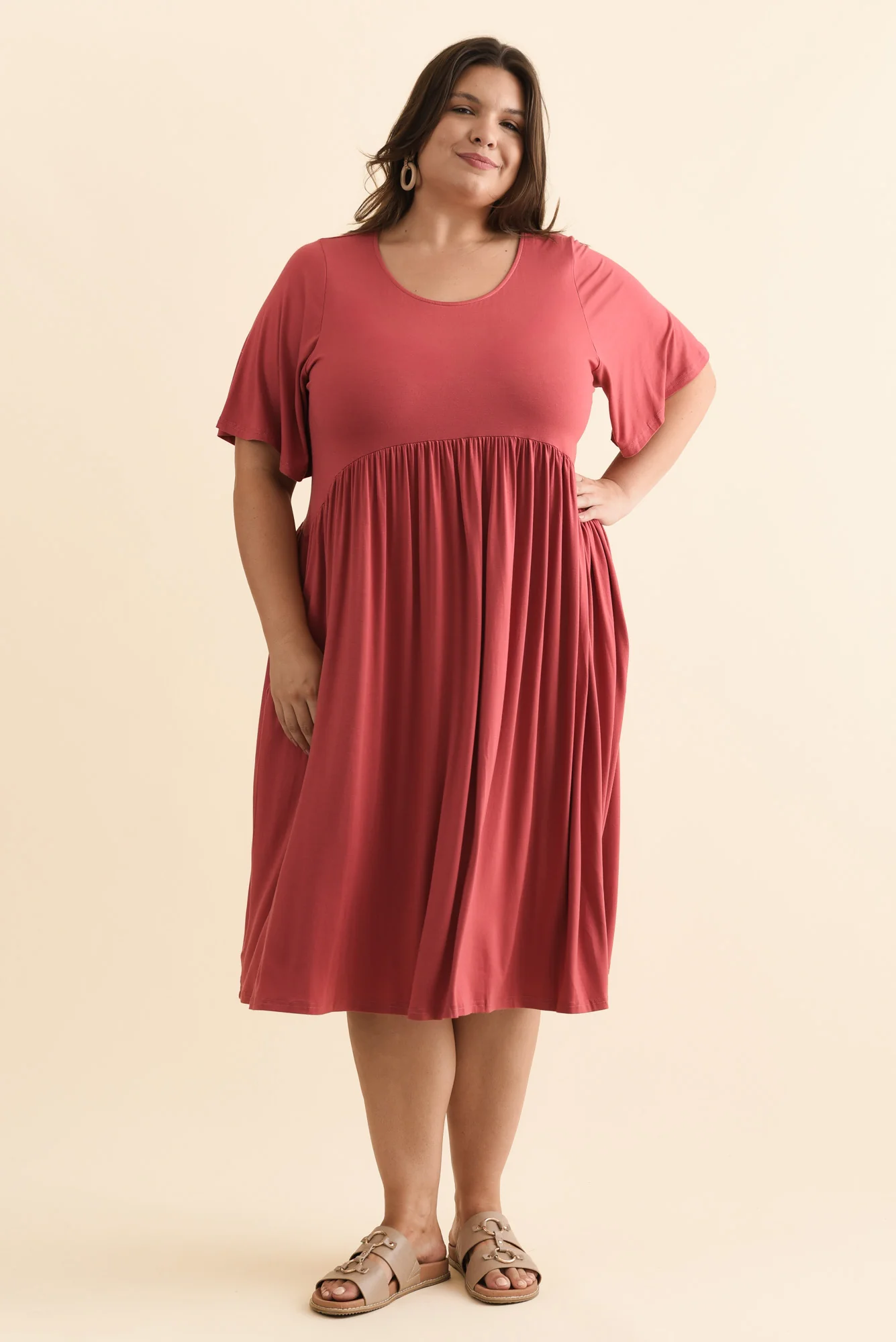 Dalton Rust Crescent Dress - Image 8