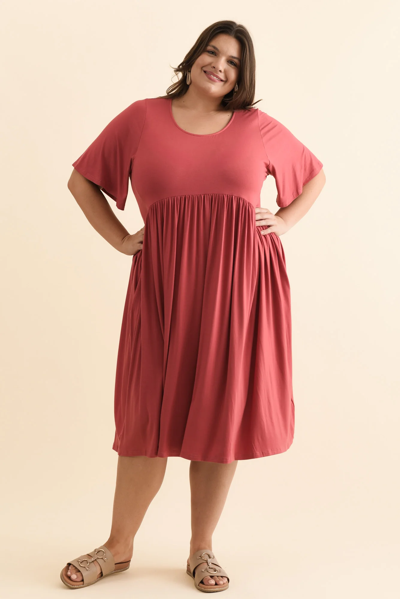 Dalton Rust Crescent Dress - Image 9