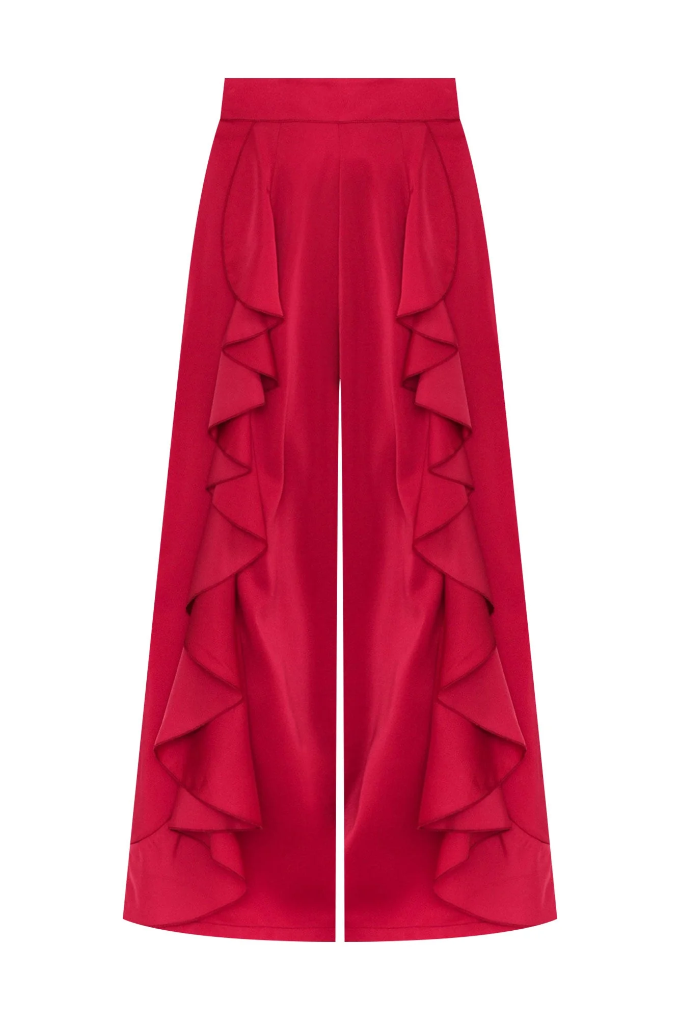 Dancer Red Ruffle Pants - Image 3