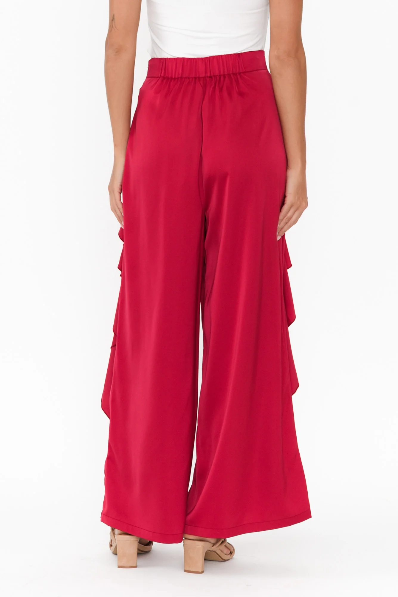 Dancer Red Ruffle Pants - Image 6