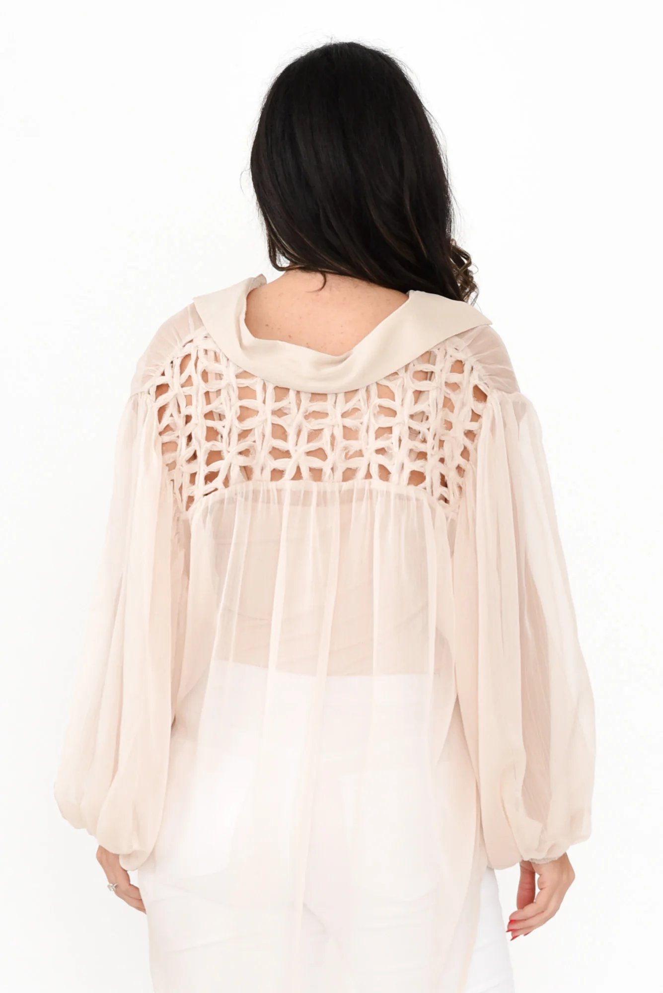 Eden Cream Collared Shirt - Image 5