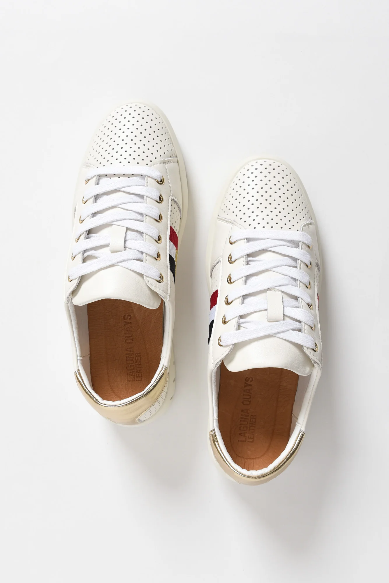 Elope White Bee Leather Sneaker - Image 5