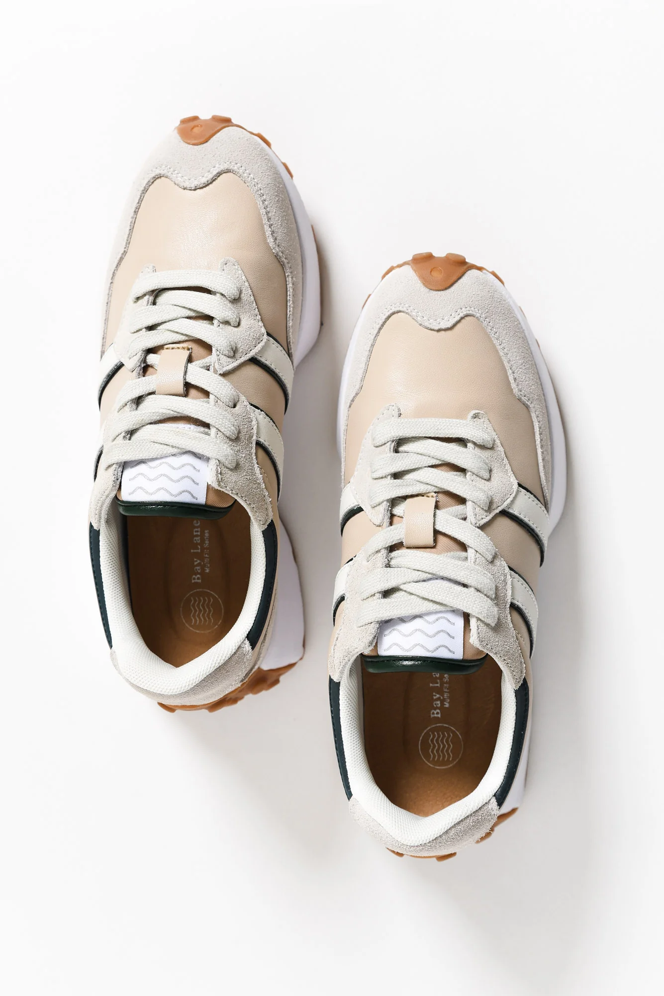 Flex Natural Stripe Leather Sneaker - Image 5