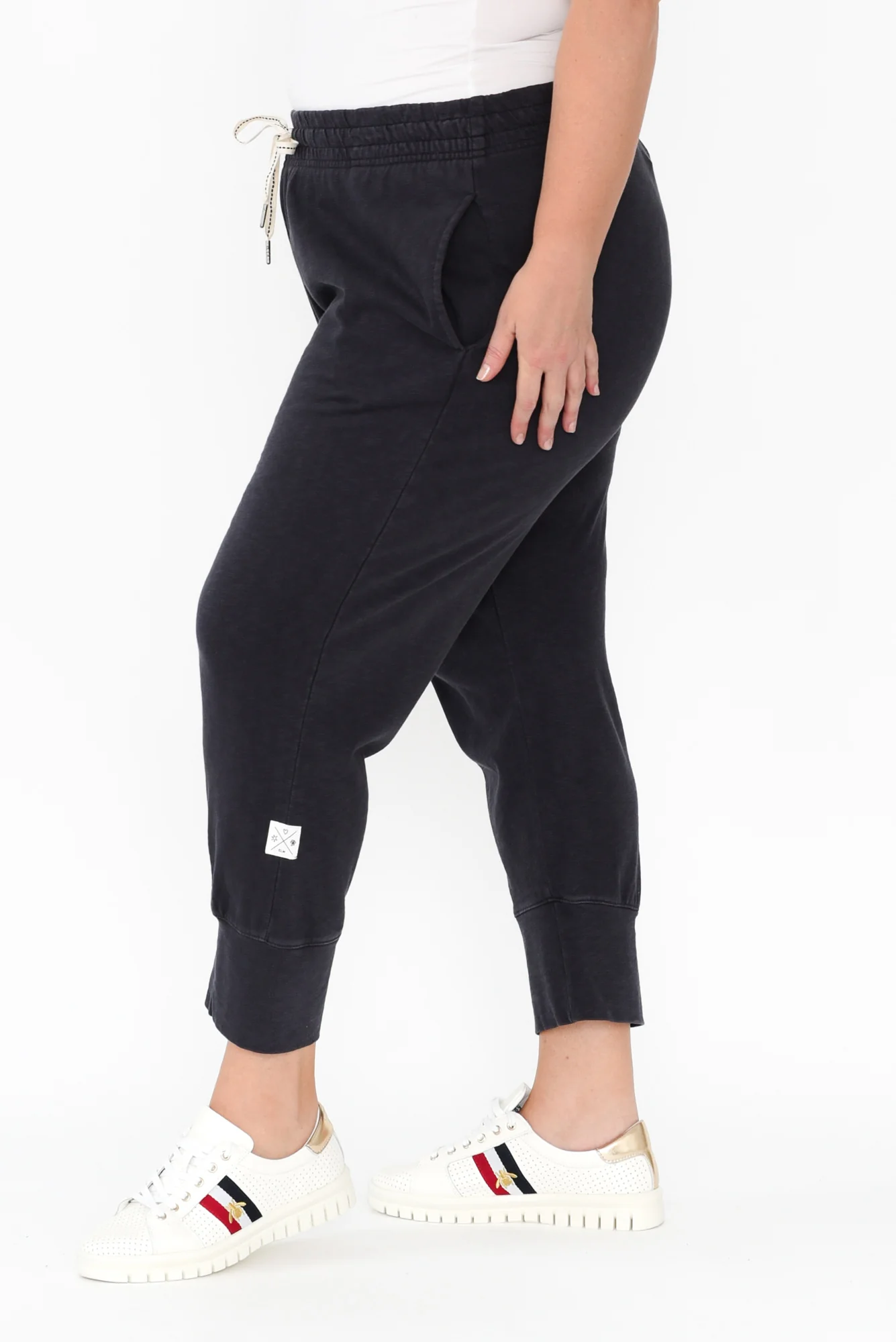 Fundamental Brunch Navy Cotton Sweatpants - Image 11