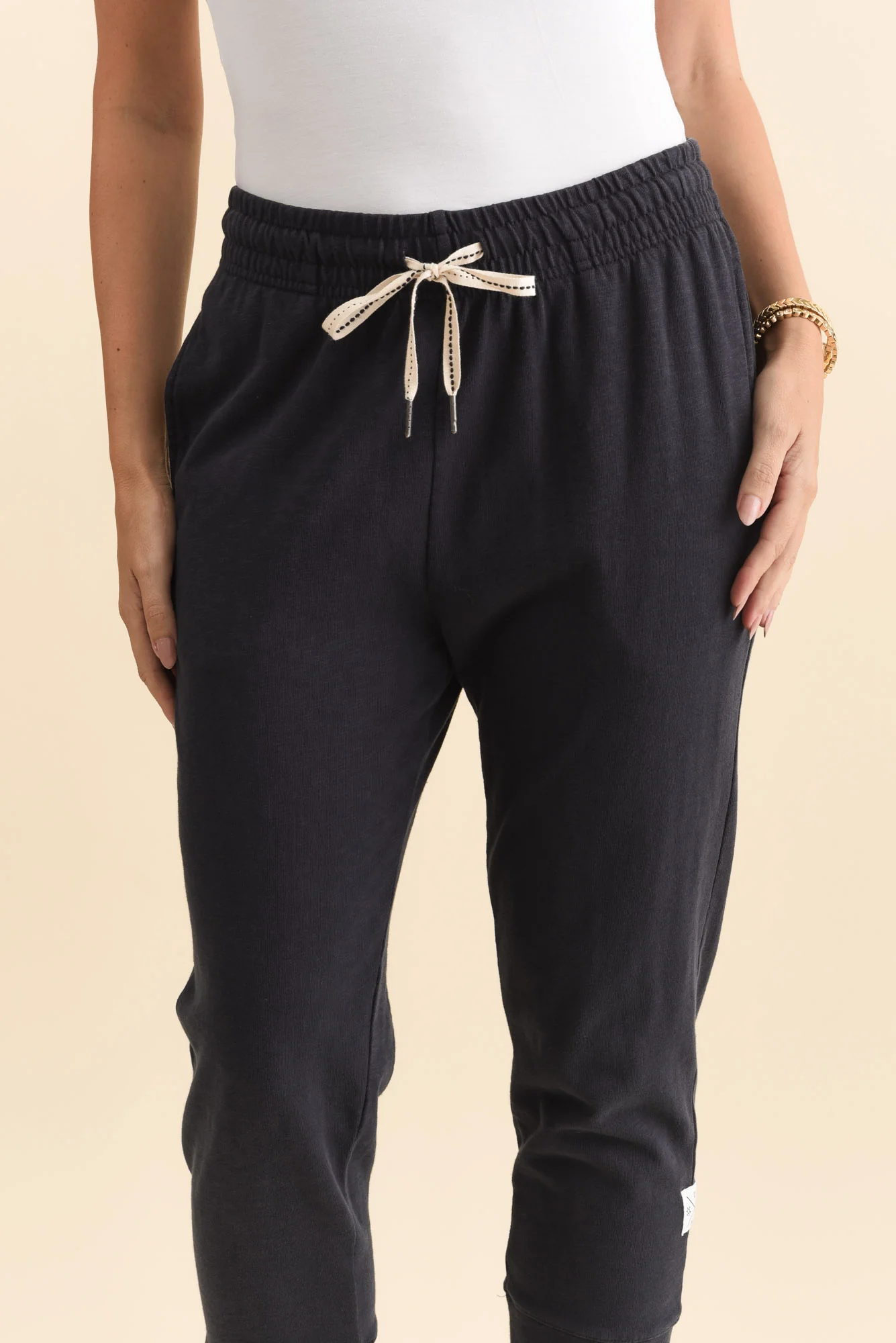 Fundamental Brunch Navy Cotton Sweatpants - Image 6