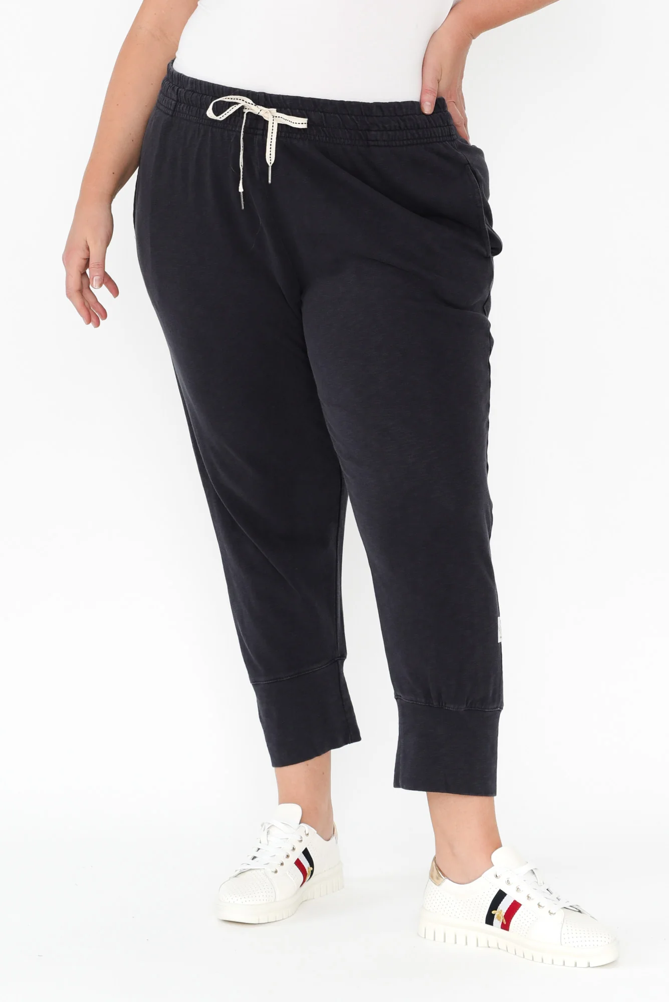 Fundamental Brunch Navy Cotton Sweatpants - Image 9