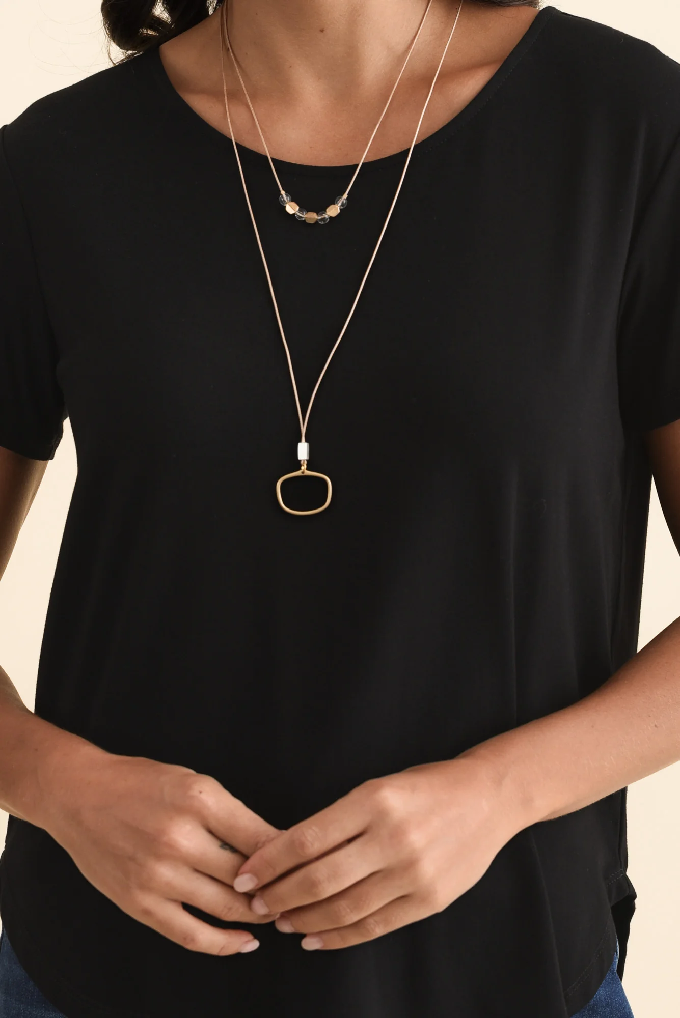 Janis Black Bamboo Tee - Image 5