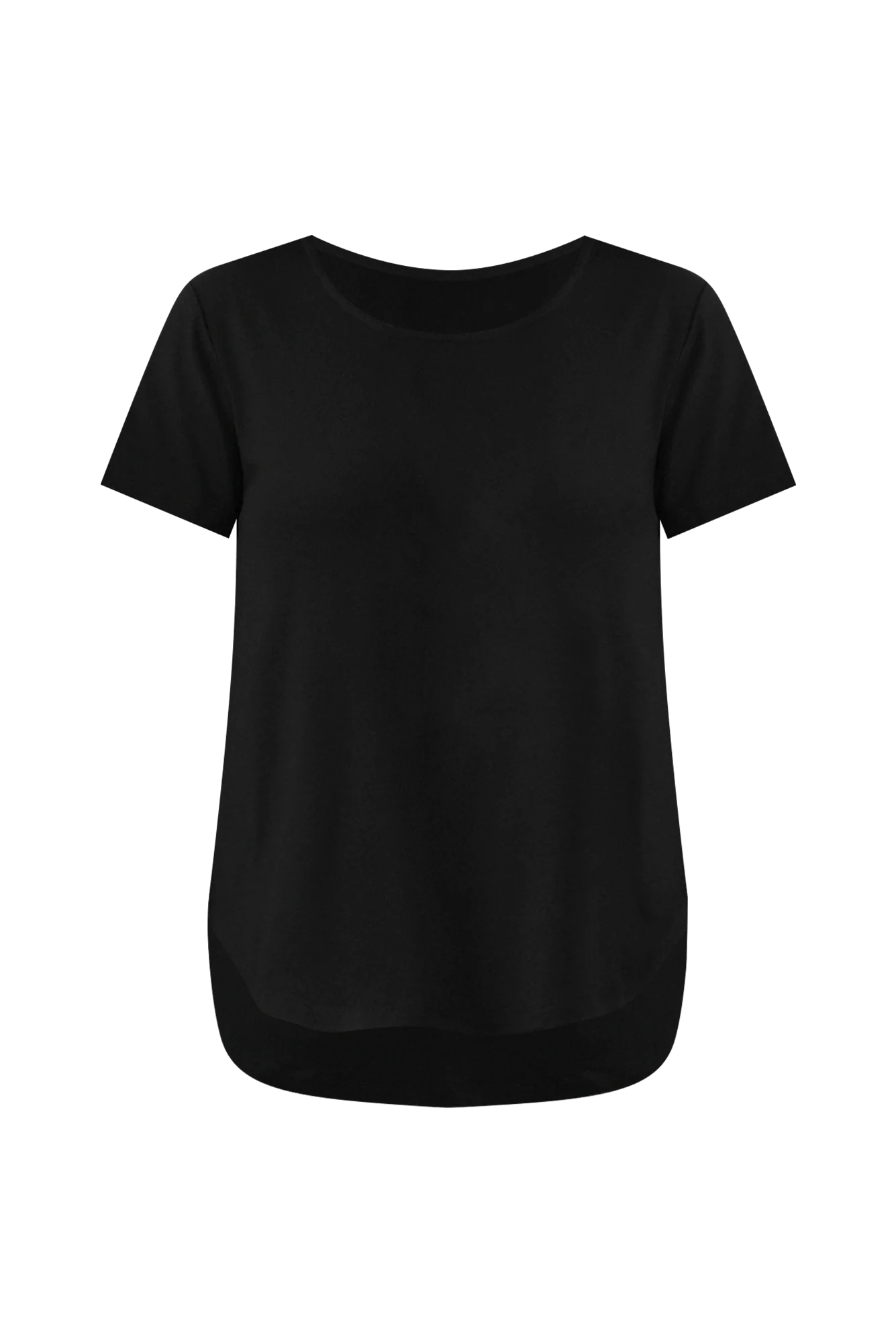 Janis Black Bamboo Tee - Image 6