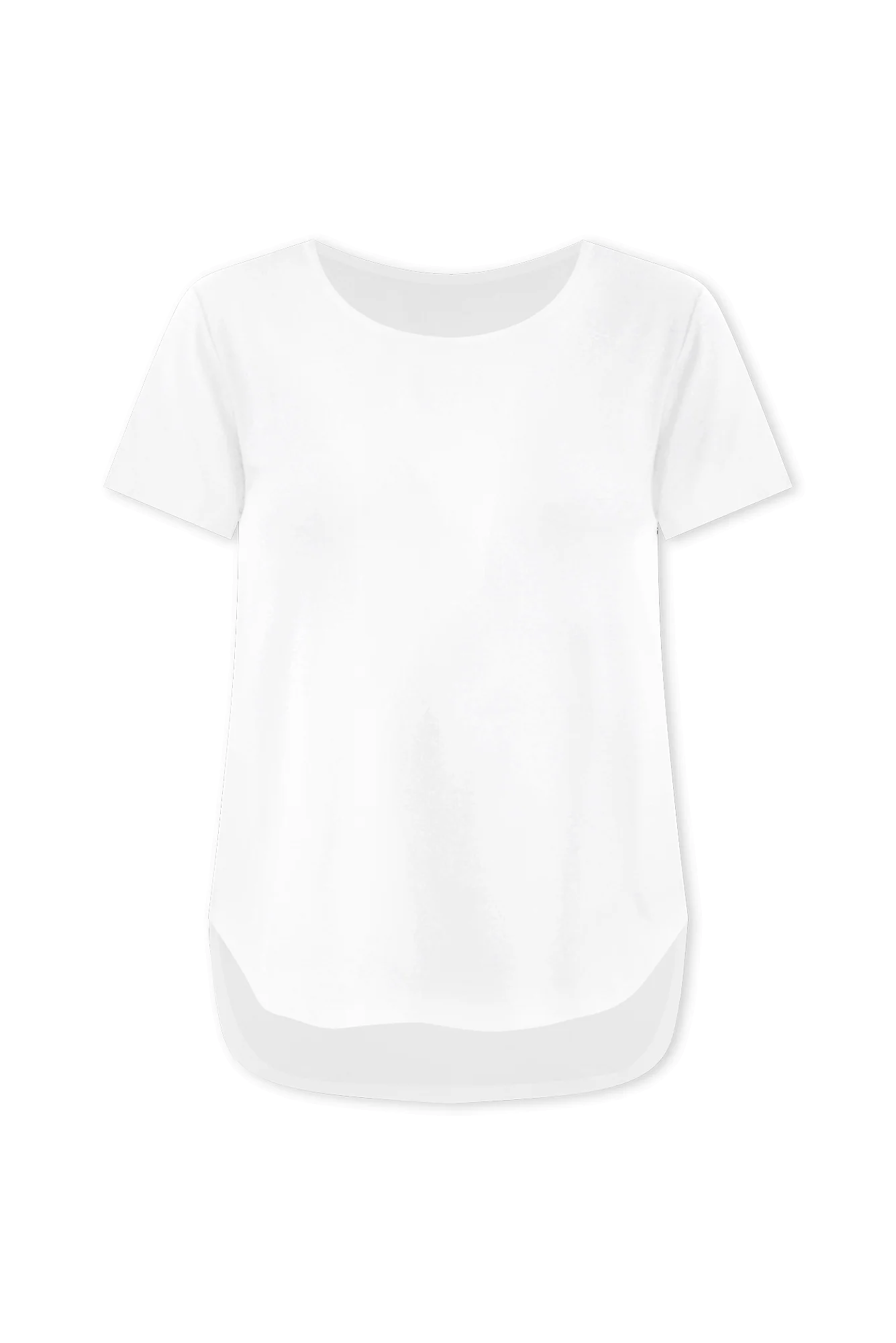 Janis White Bamboo Tee - Image 7