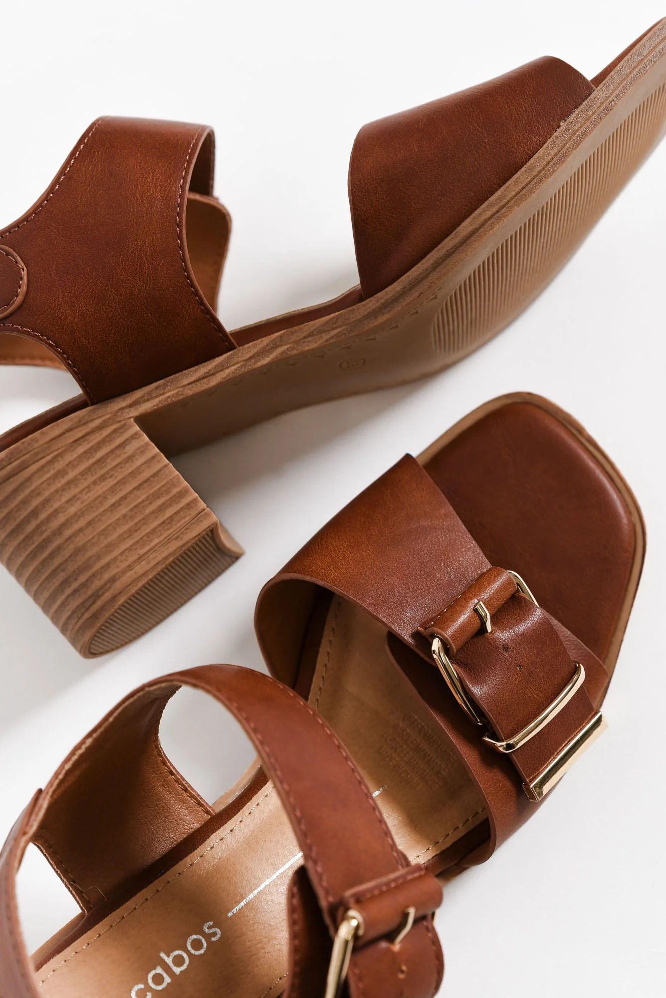 Jazzi Cognac Buckle Heel - Image 3