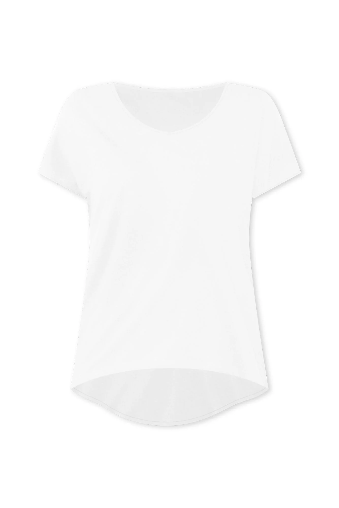 Jenner White V Neck Tee - Image 6