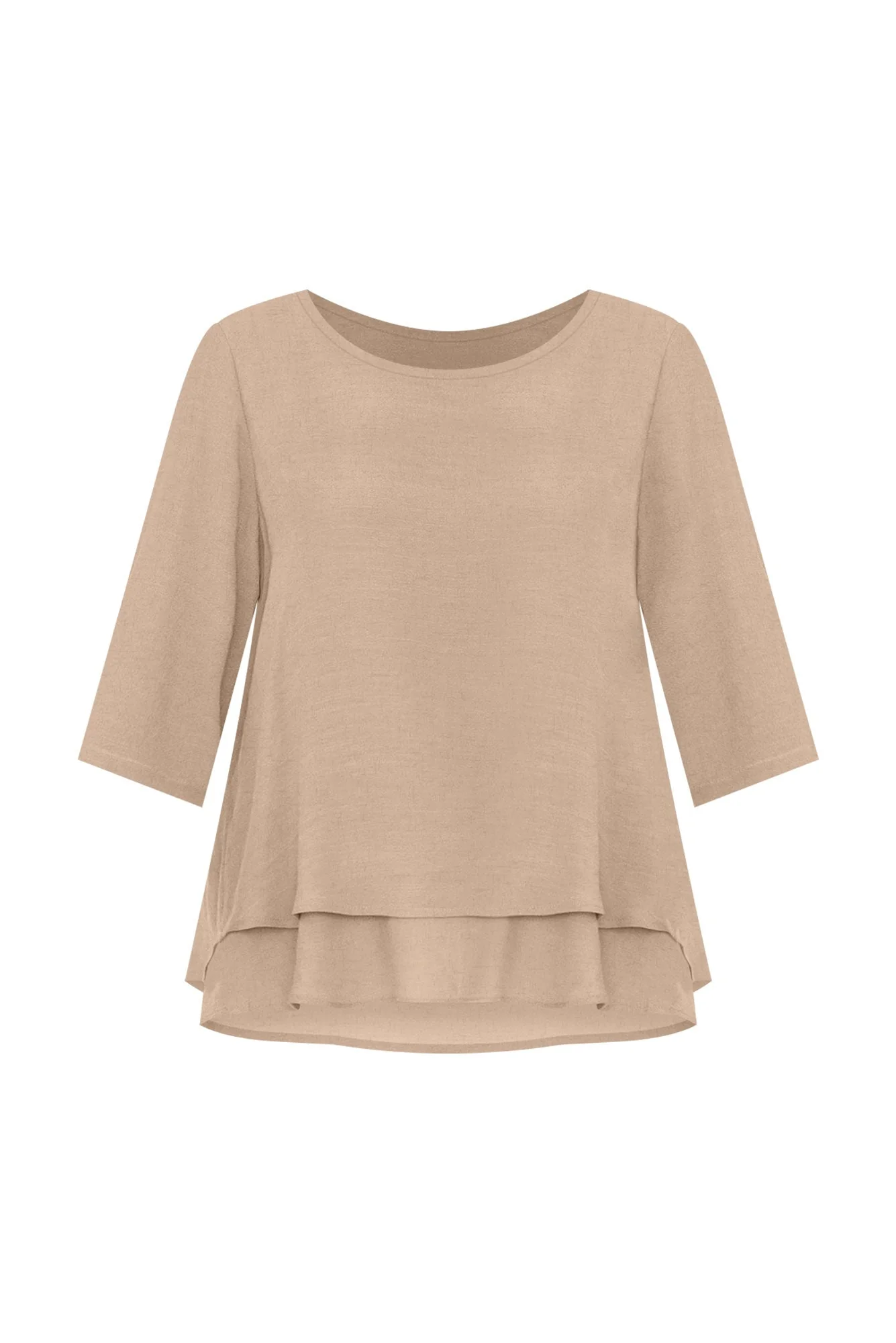 Liora Beige Layered Top - Image 6