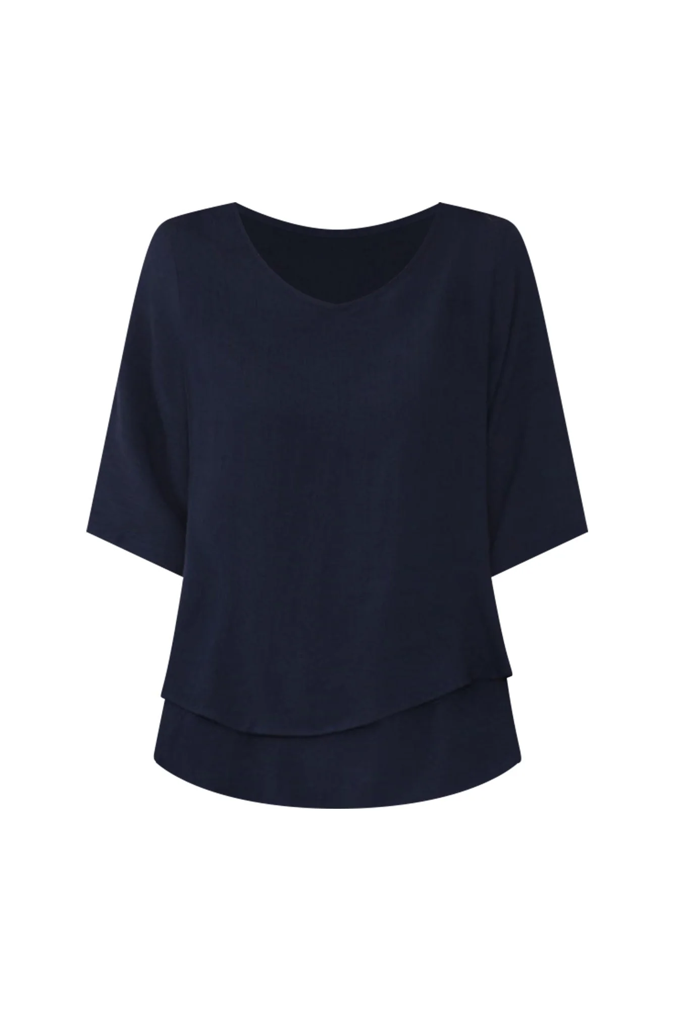 Liora Navy Layered Top - Image 6